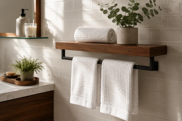 17 Creative Bathroom Towel Rack Ideas to Elevate Your Space