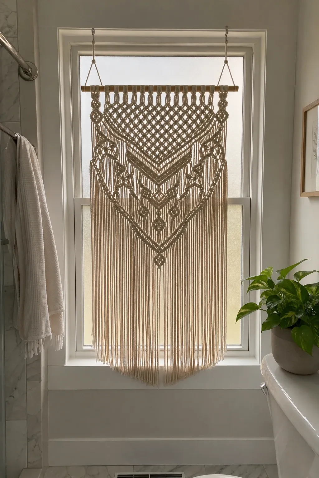 smart glass in a bathroom