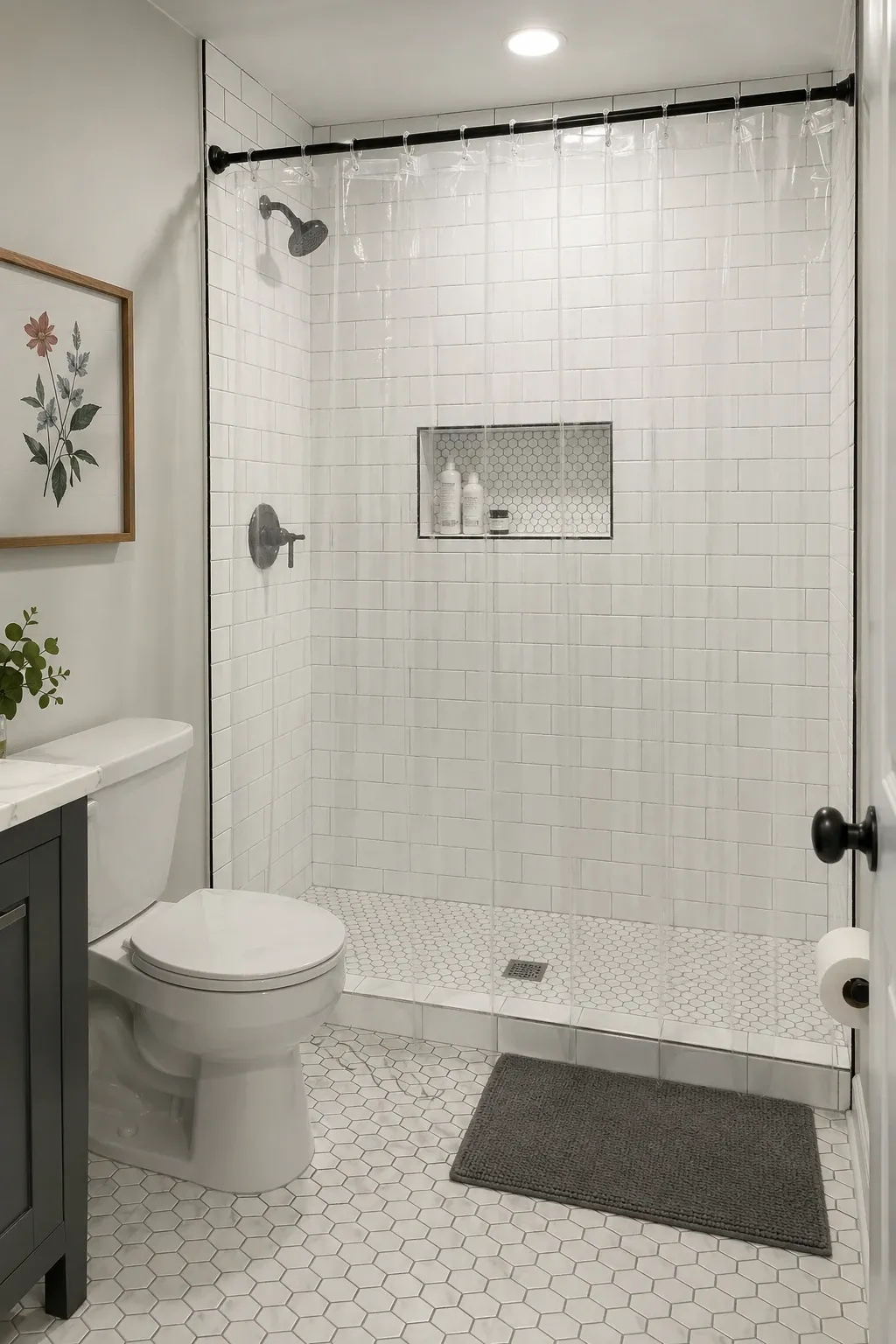 color block design in a bathroom