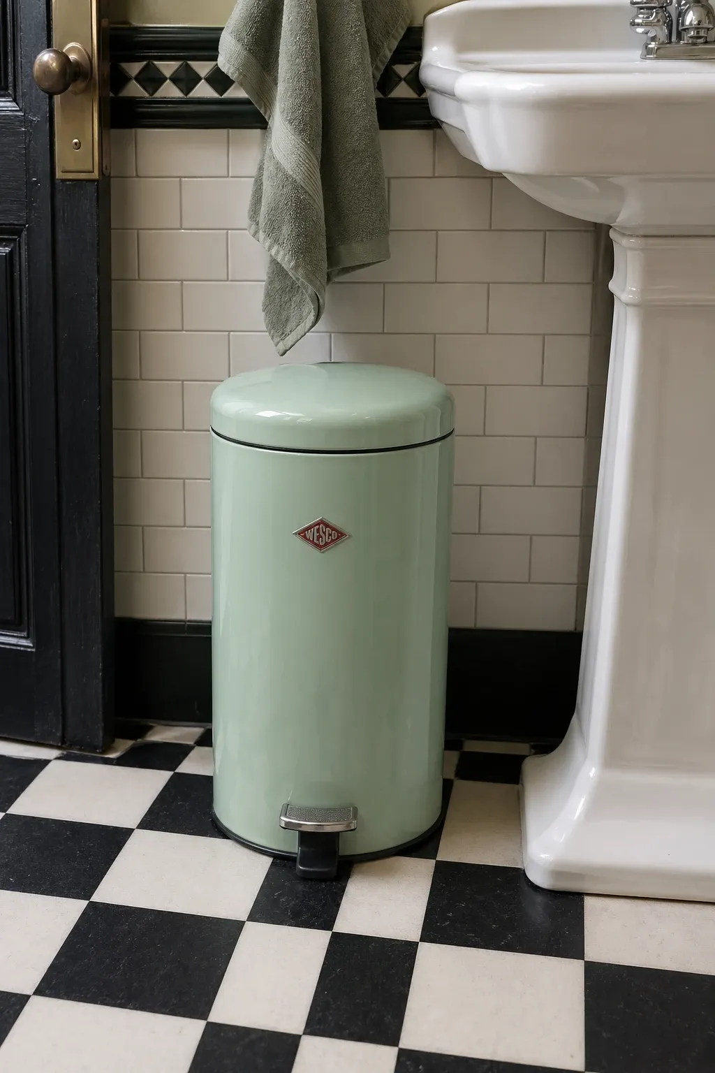 slim stainless steel in a bathroom