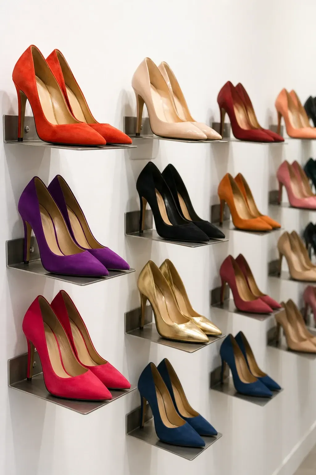 shoe cabinet in a bedroom