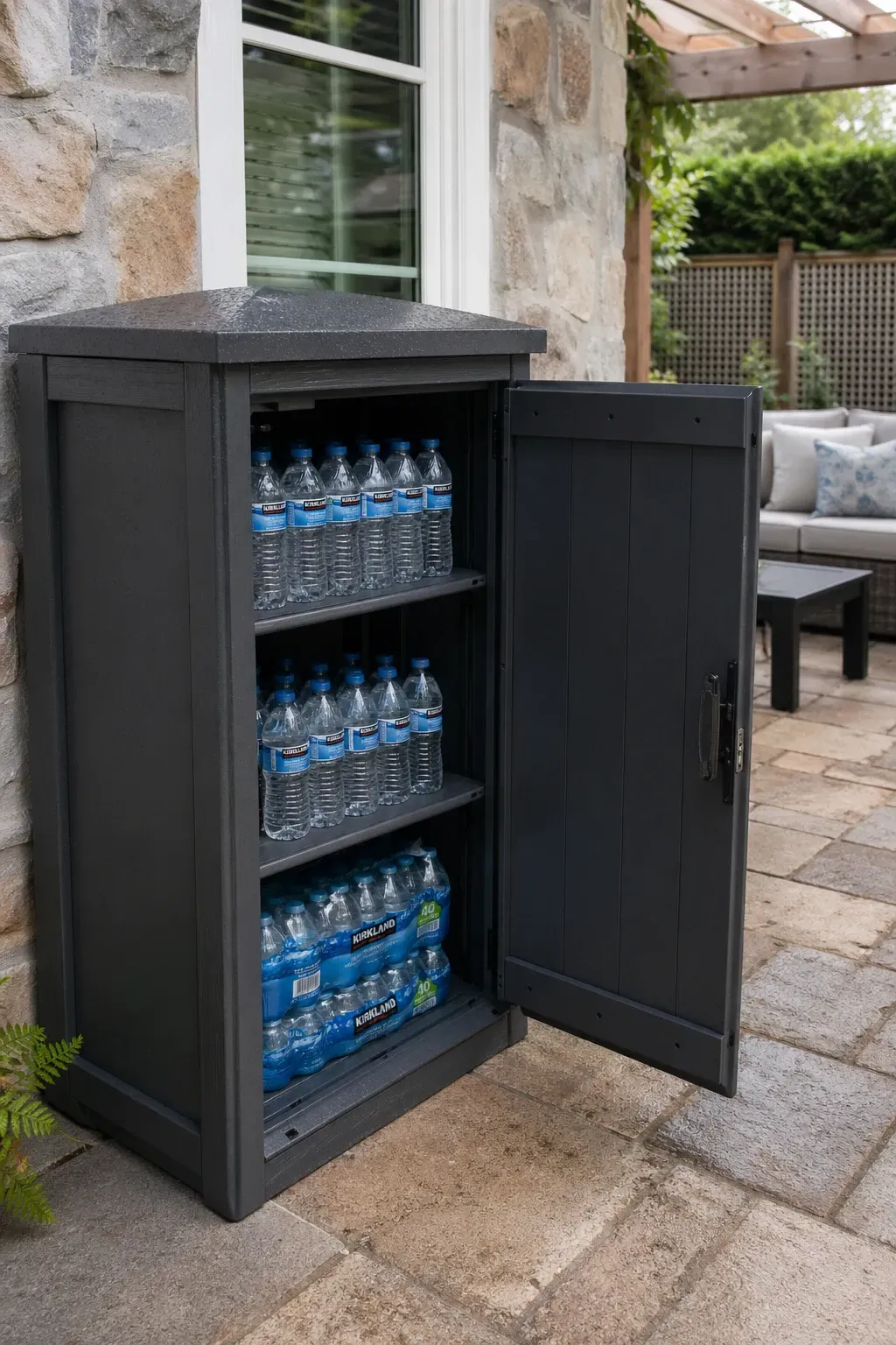 outdoor storage cabinet