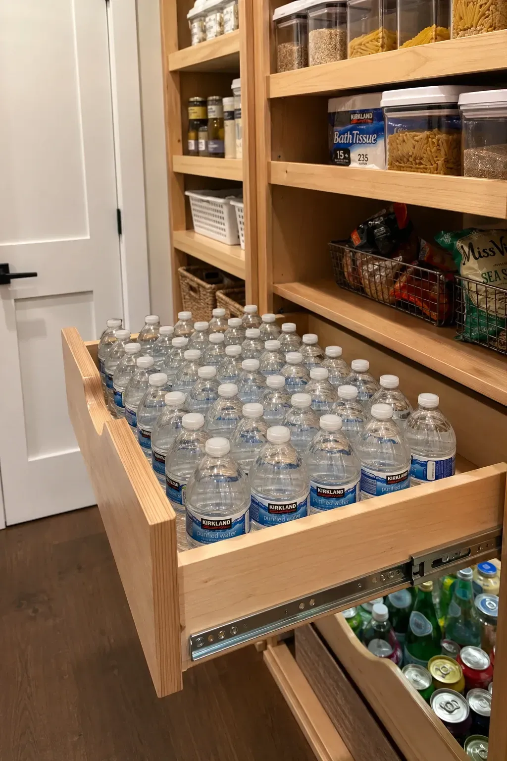 pull-out pantry shelves