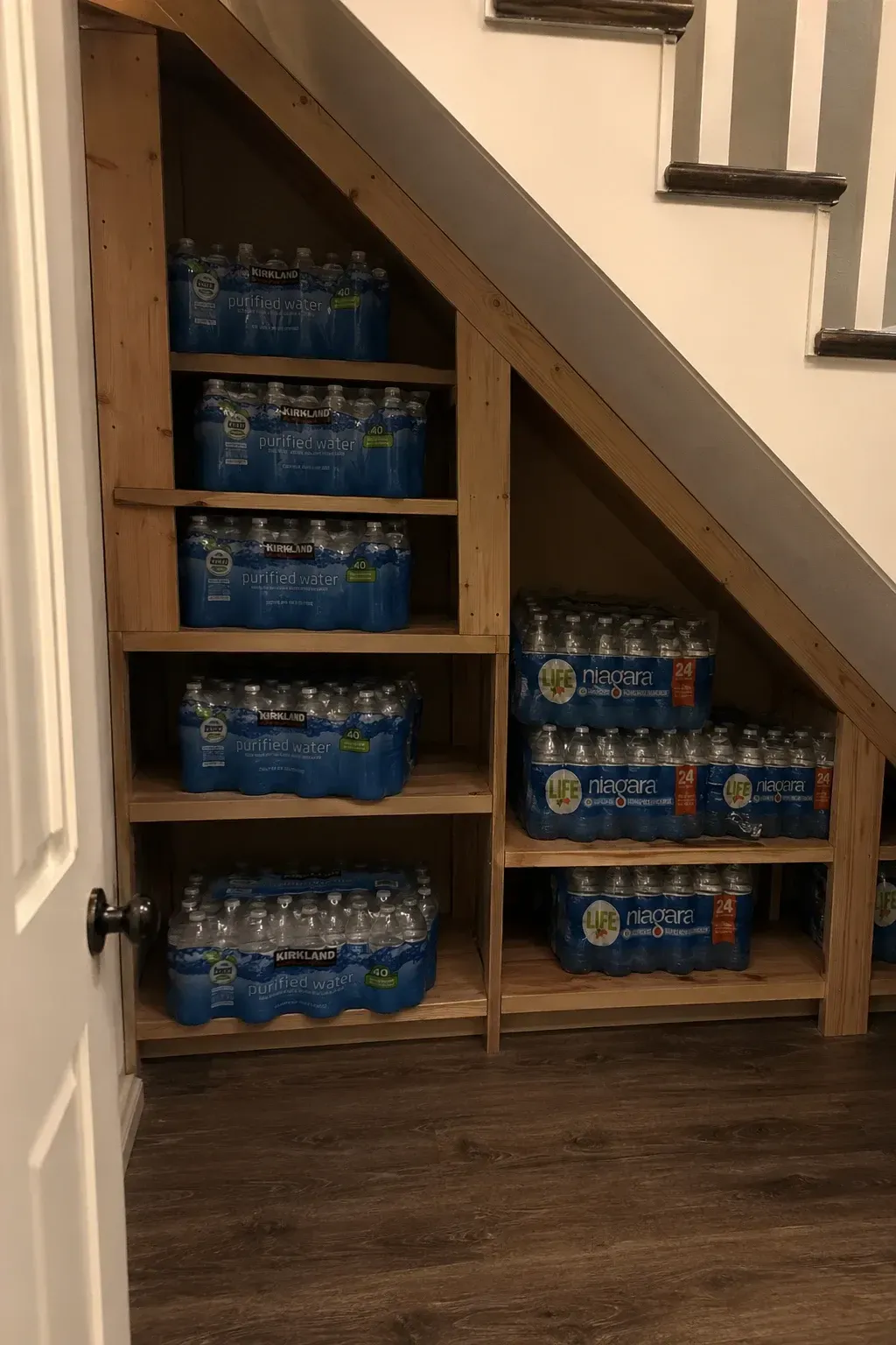 under-stairs storage