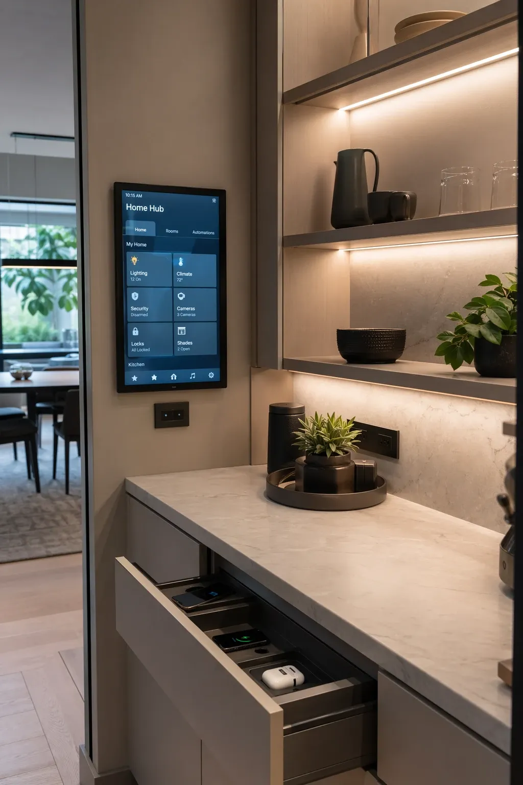 smart pantry with tech features