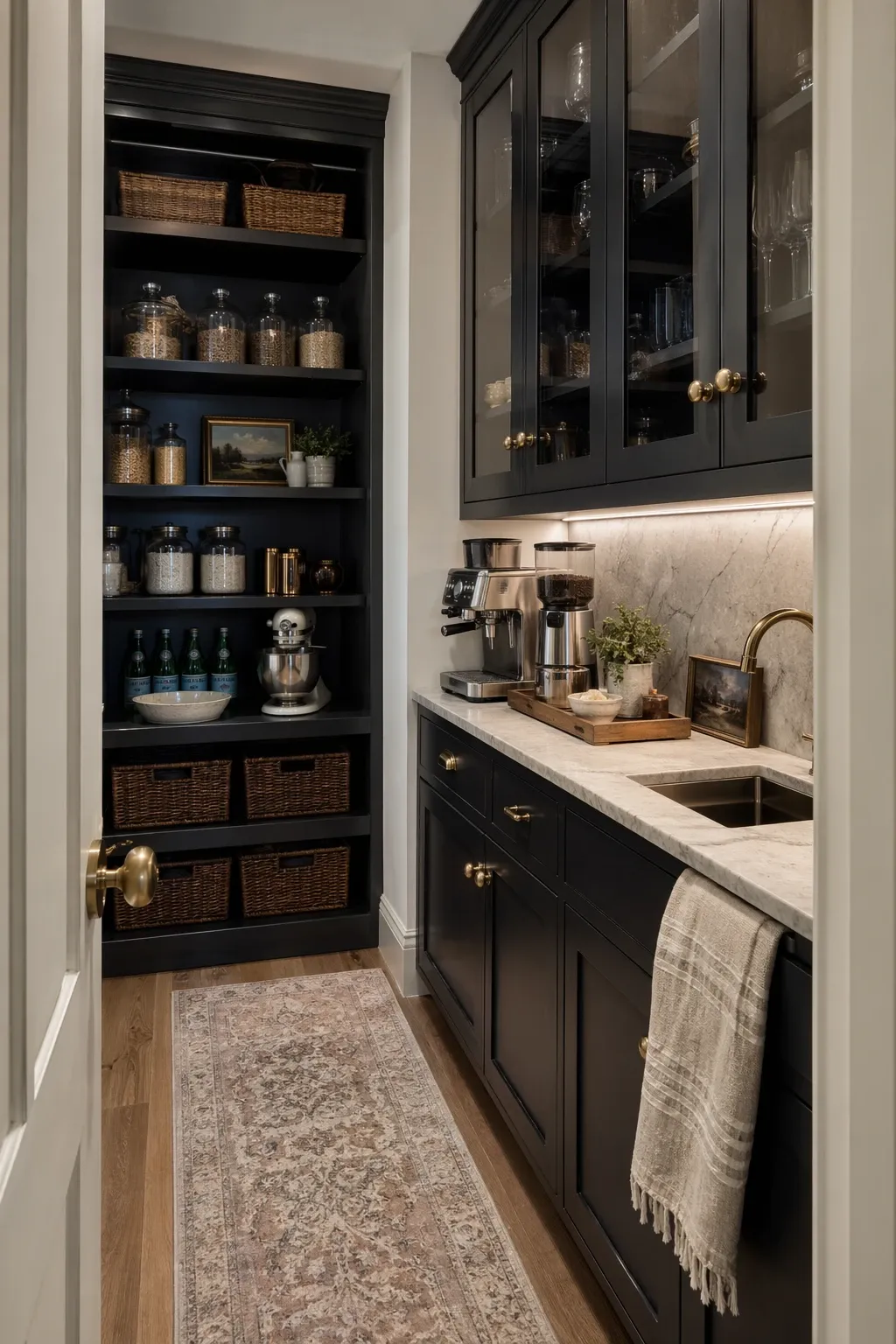 the butler's pantry and laundry hybrid