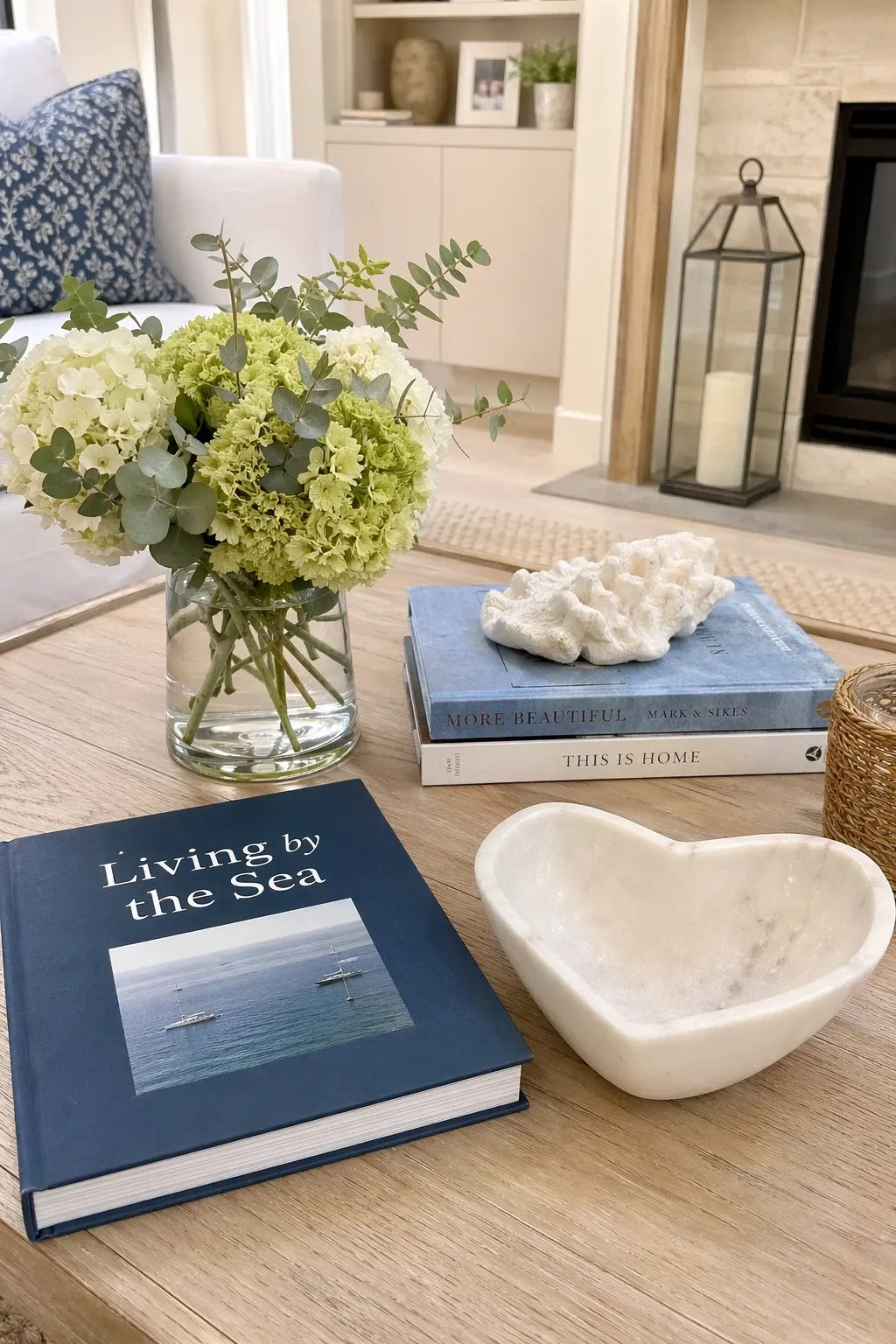 coastal shells and rope