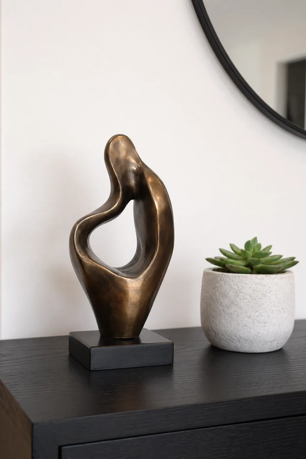 small sculpture or figurine in a entryway