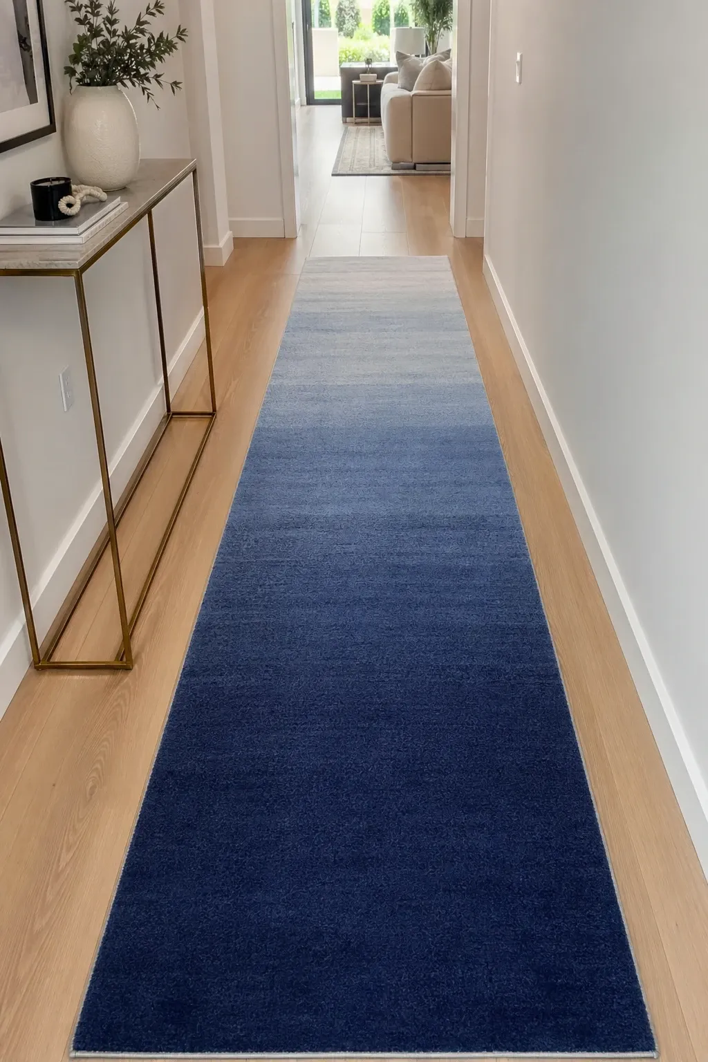 ombre gradient in a entryway