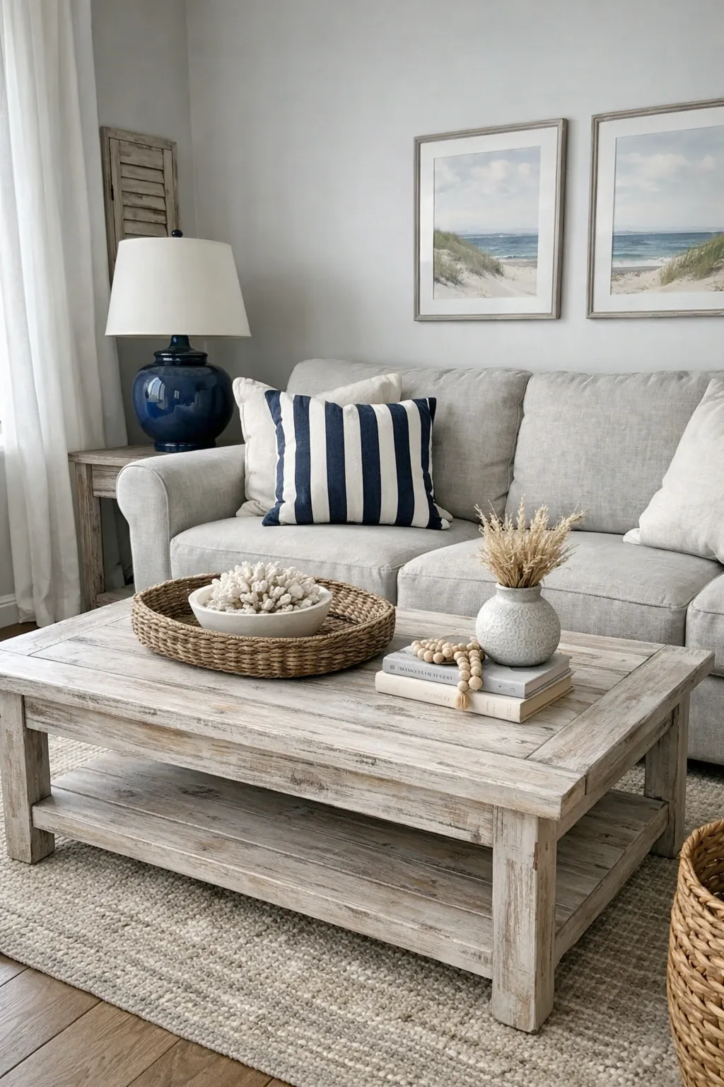 grey accent wall in a living room
