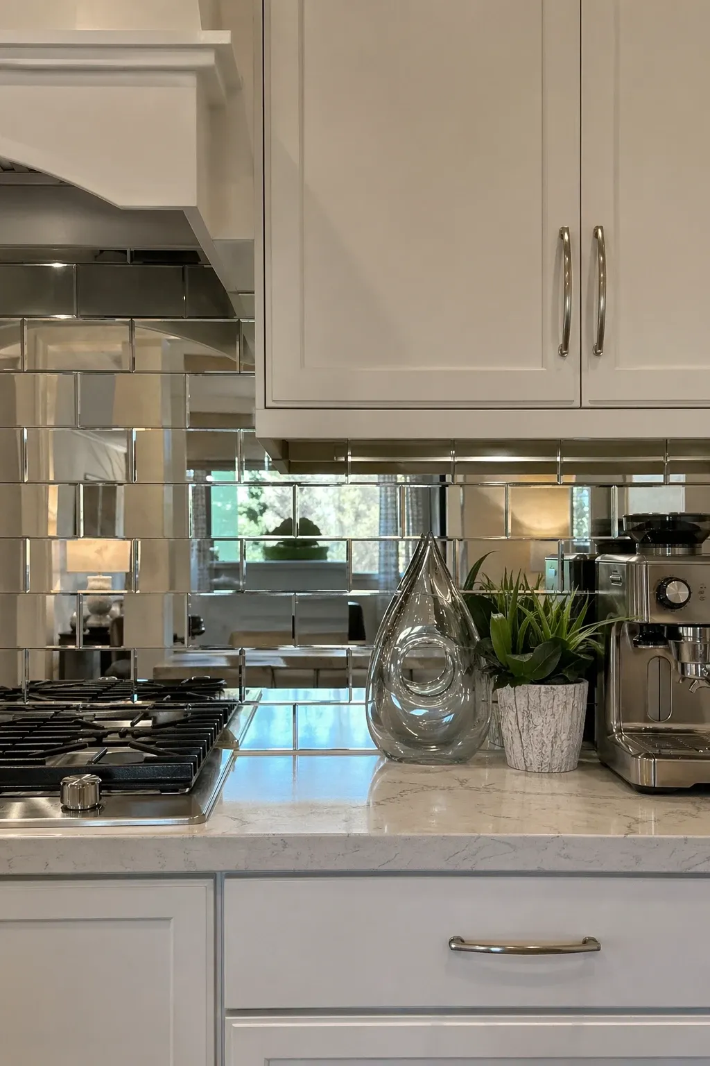 bold colored solid surface in a kitchen