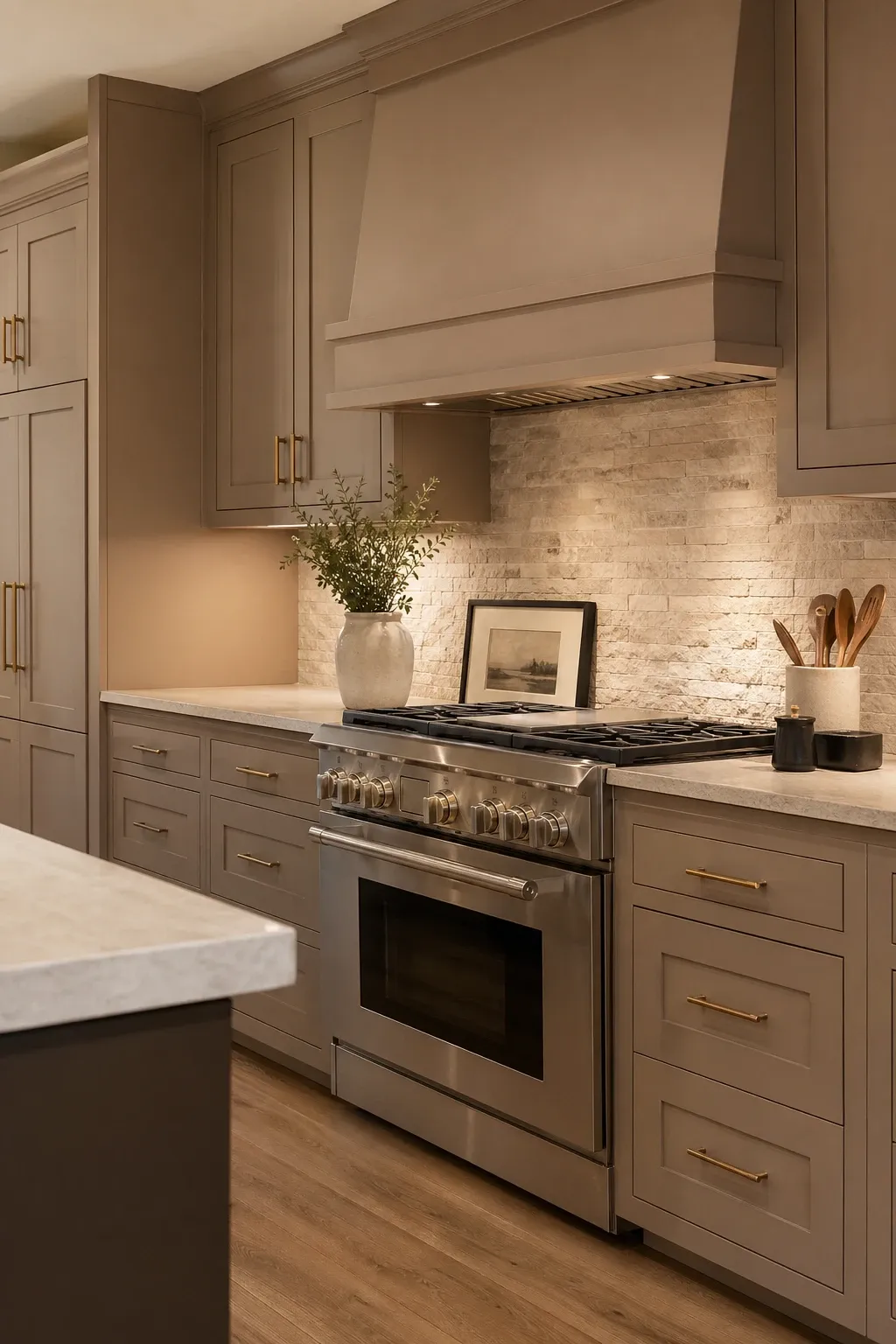 terracotta in a kitchen