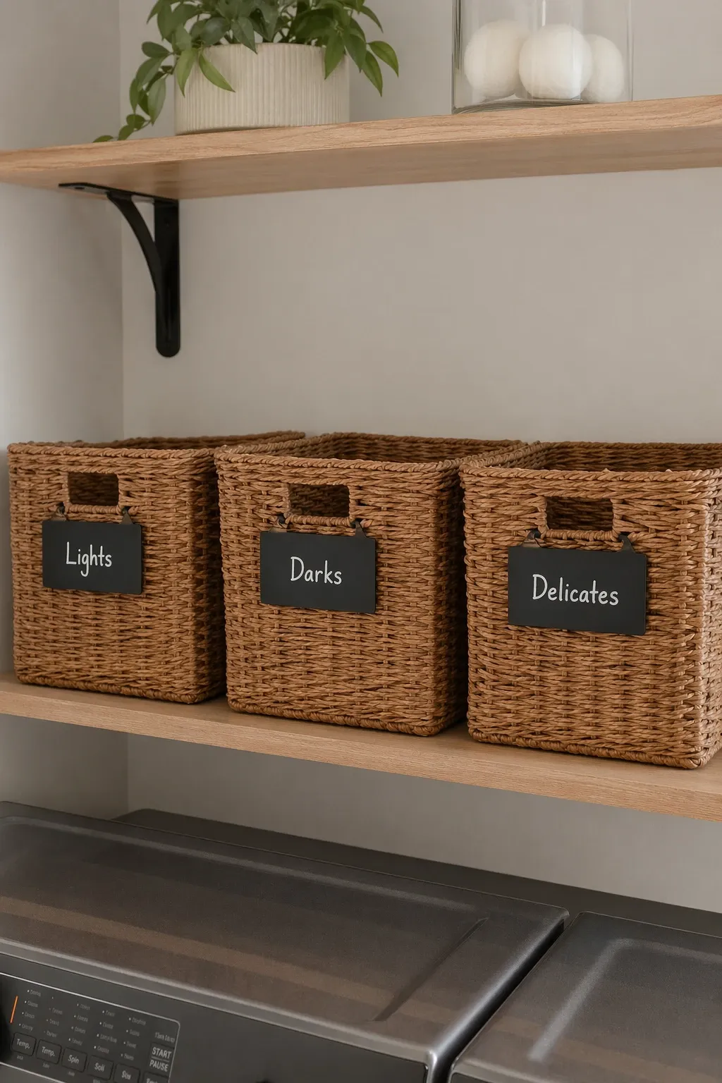 front-load everything, including the sink in a laundry
