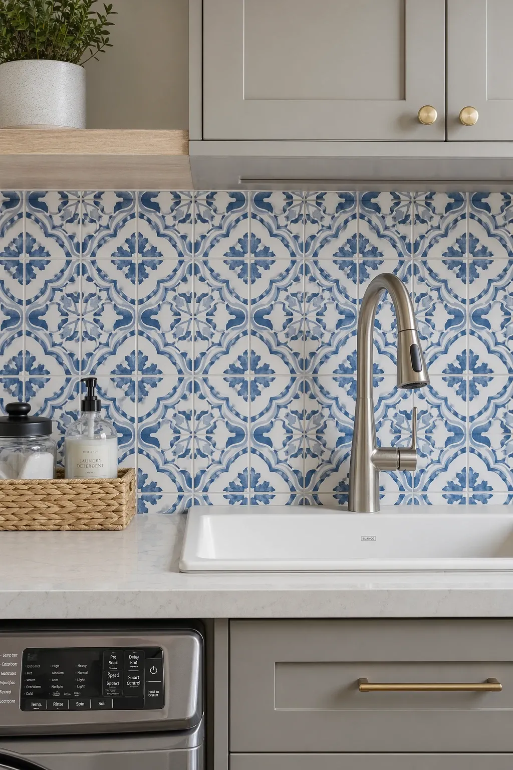 paint it a color, not just builder white in a laundry