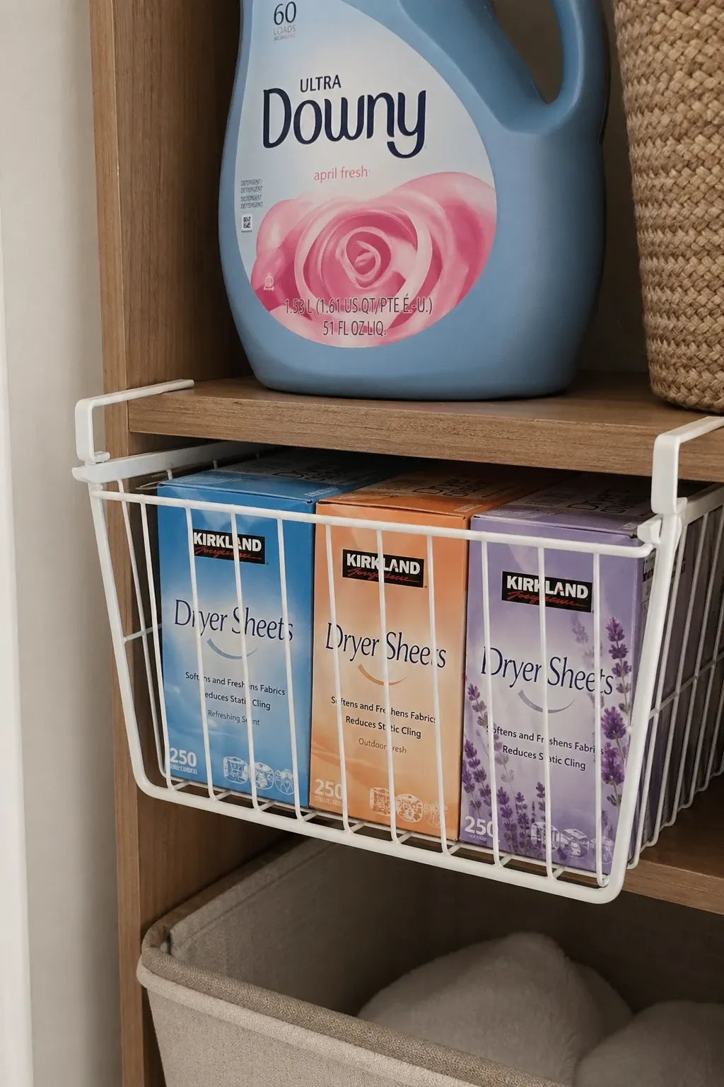 ironing board wall mount in a laundry