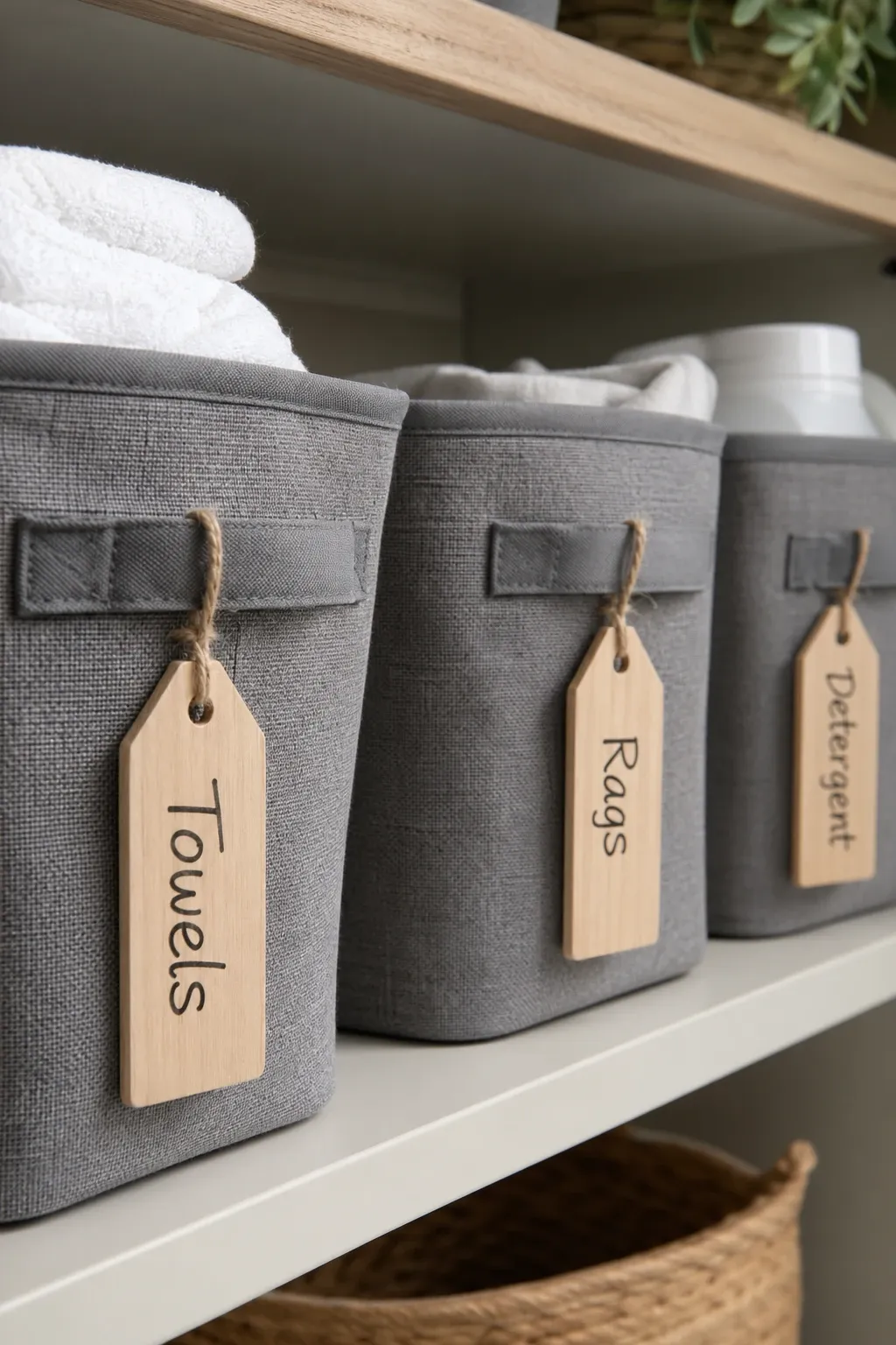 retractable clothesline in a laundry