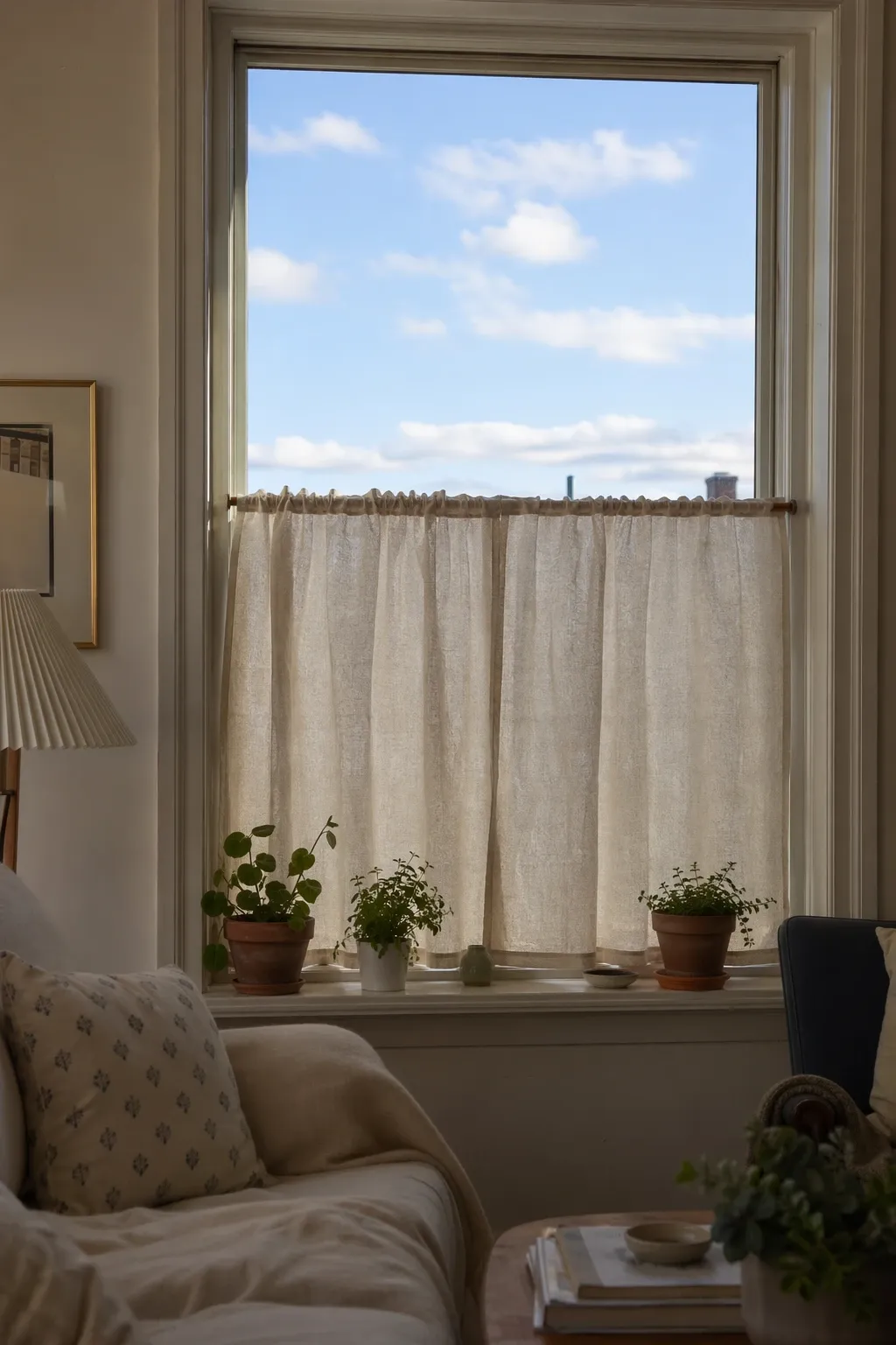 bay windows, corner windows, and sliding doors in a living room