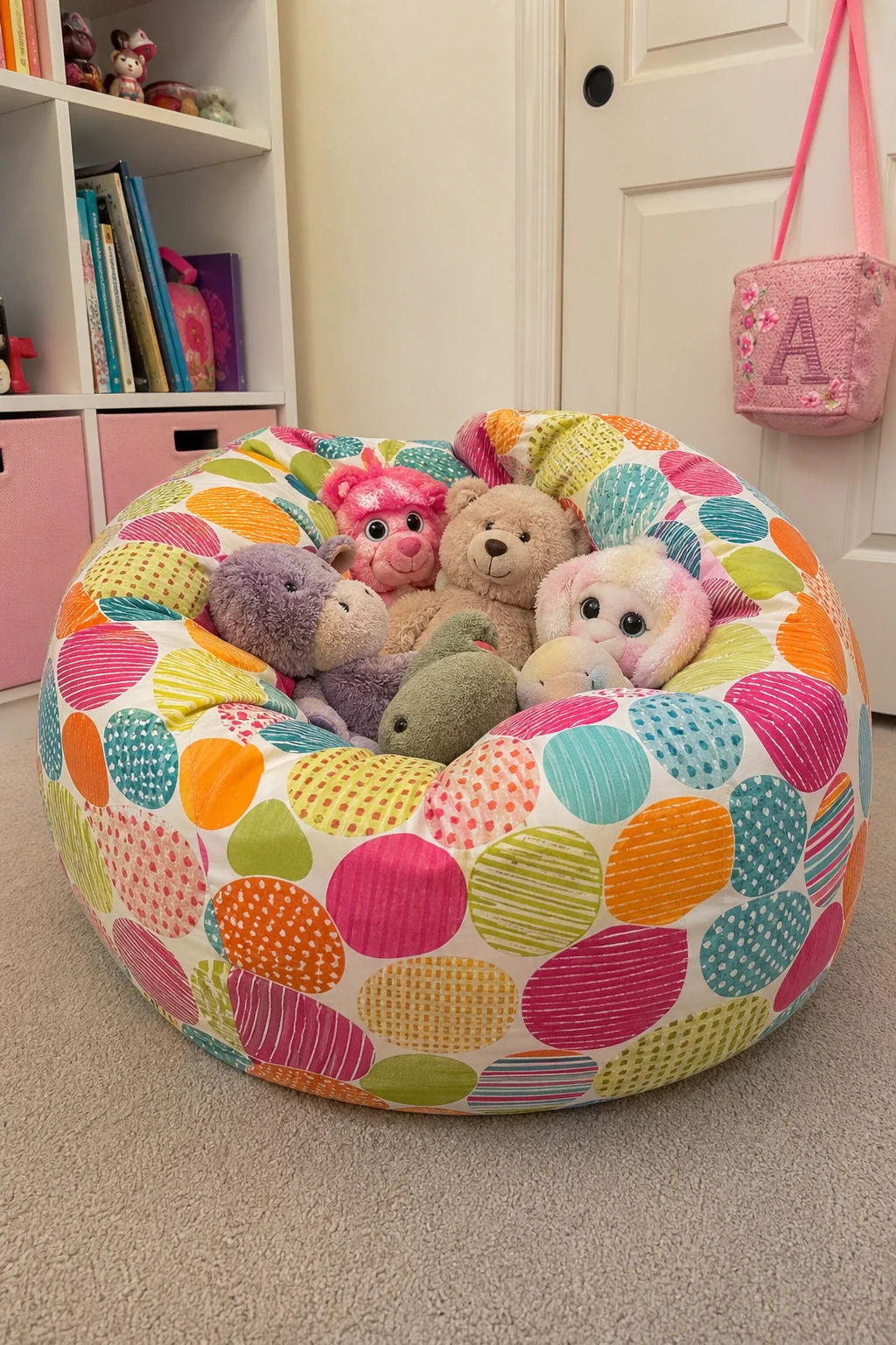 Multi-Functional Storage Bean Bag