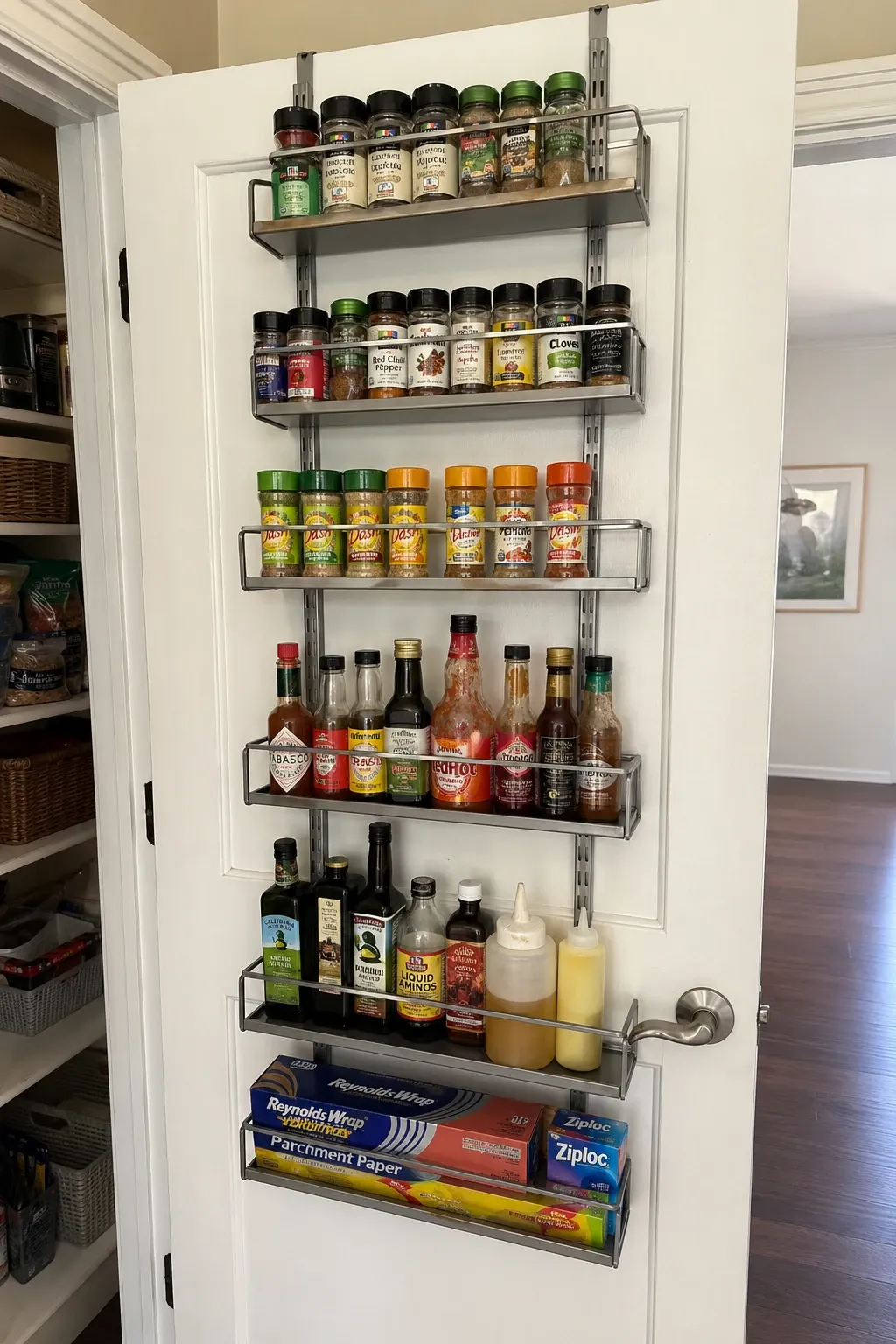 adjustable door racks