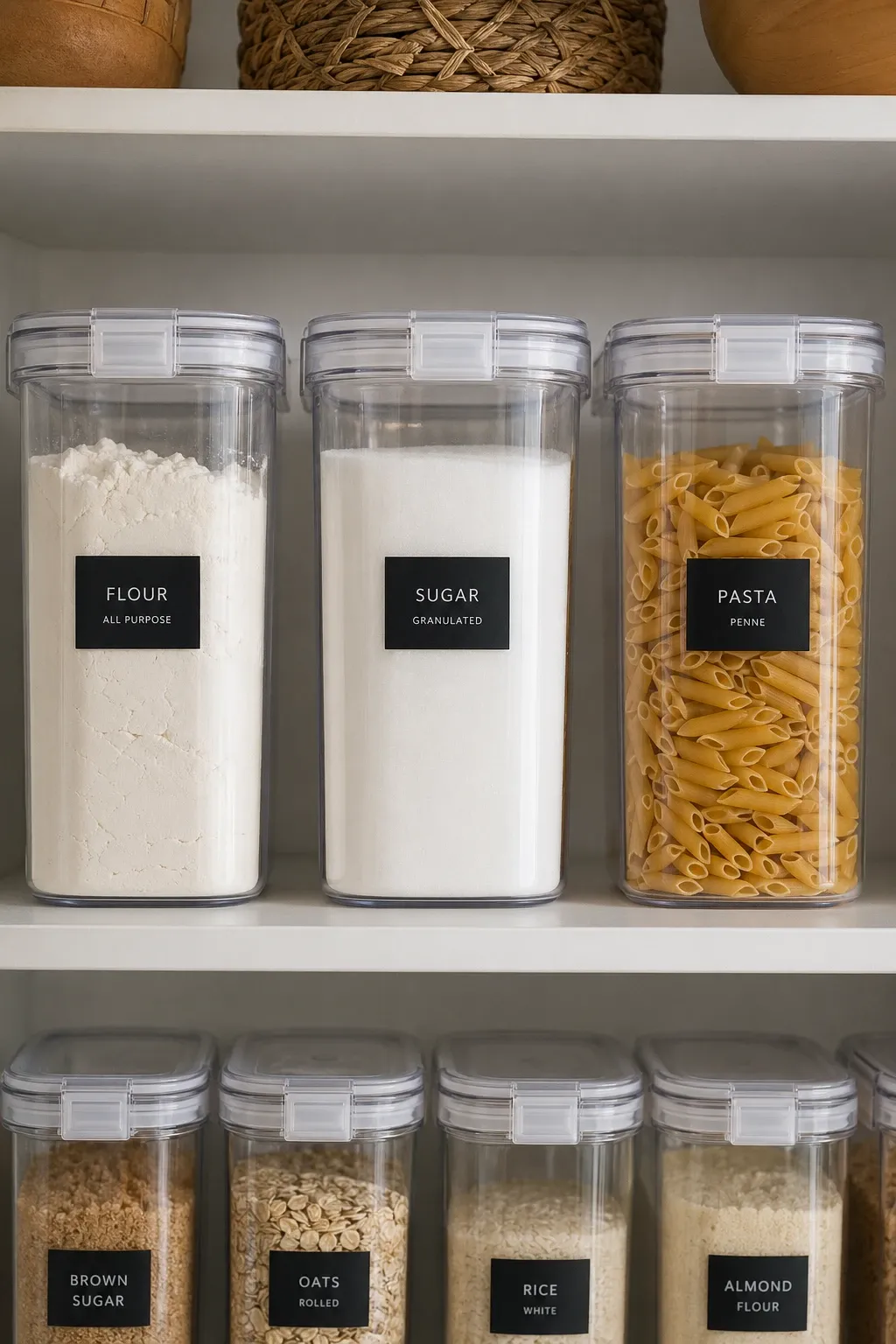 uniform airtight containers