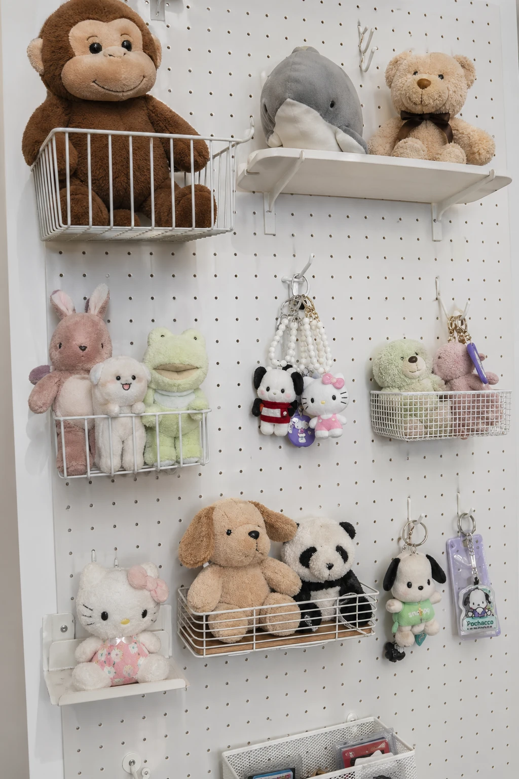 Pegboard Display Wall