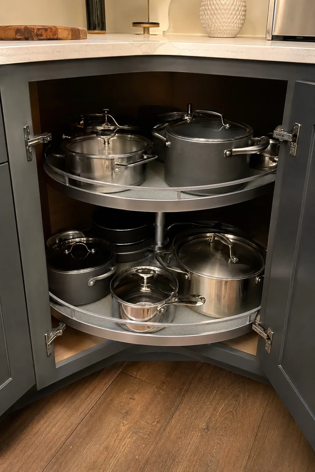 corner cabinet lazy susan