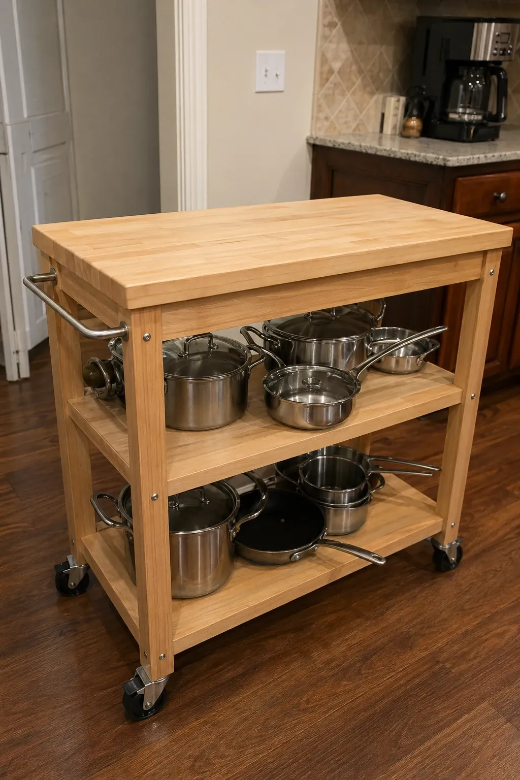 rolling kitchen cart