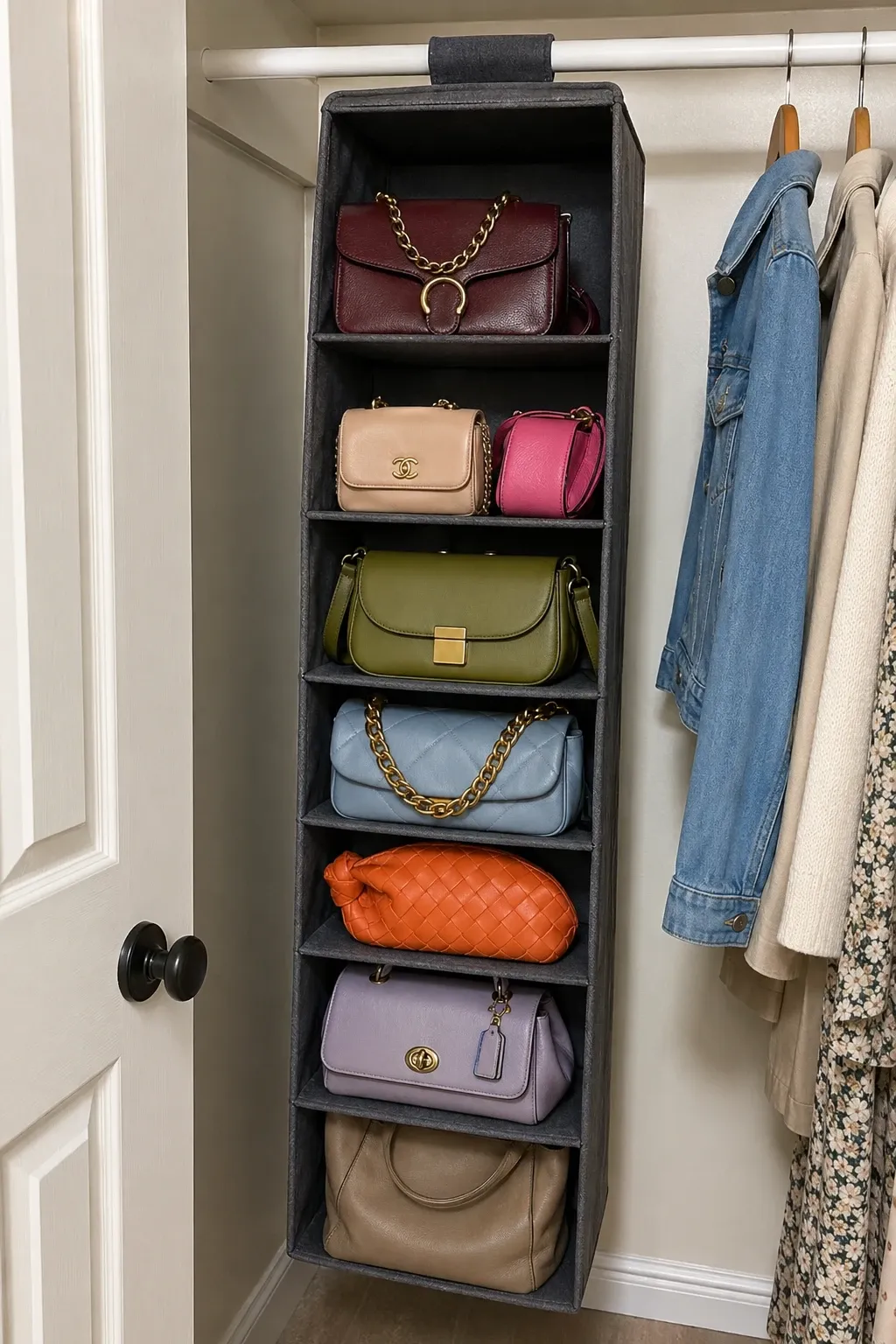 hanging fabric organizer