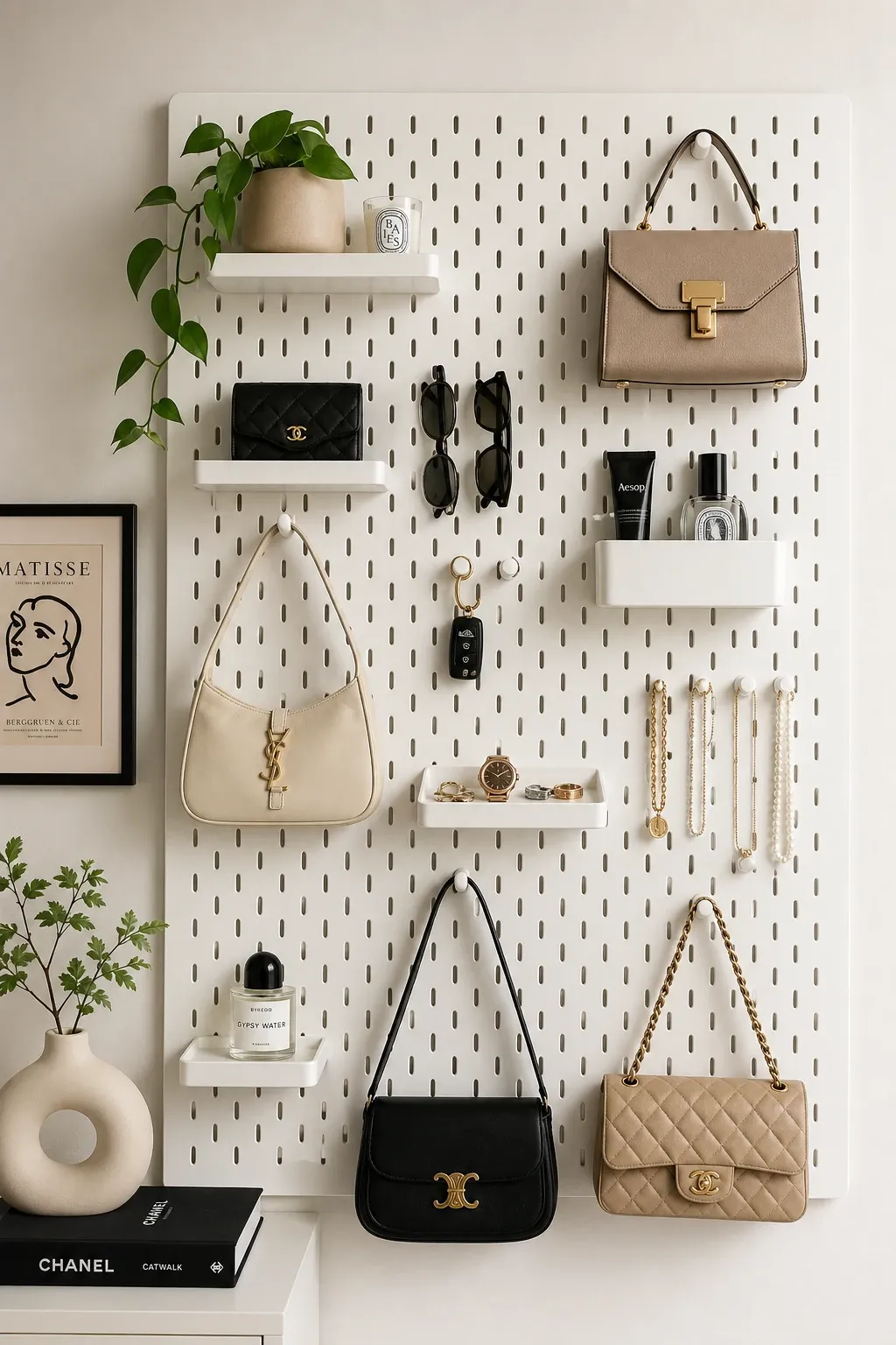 pegboard wall
