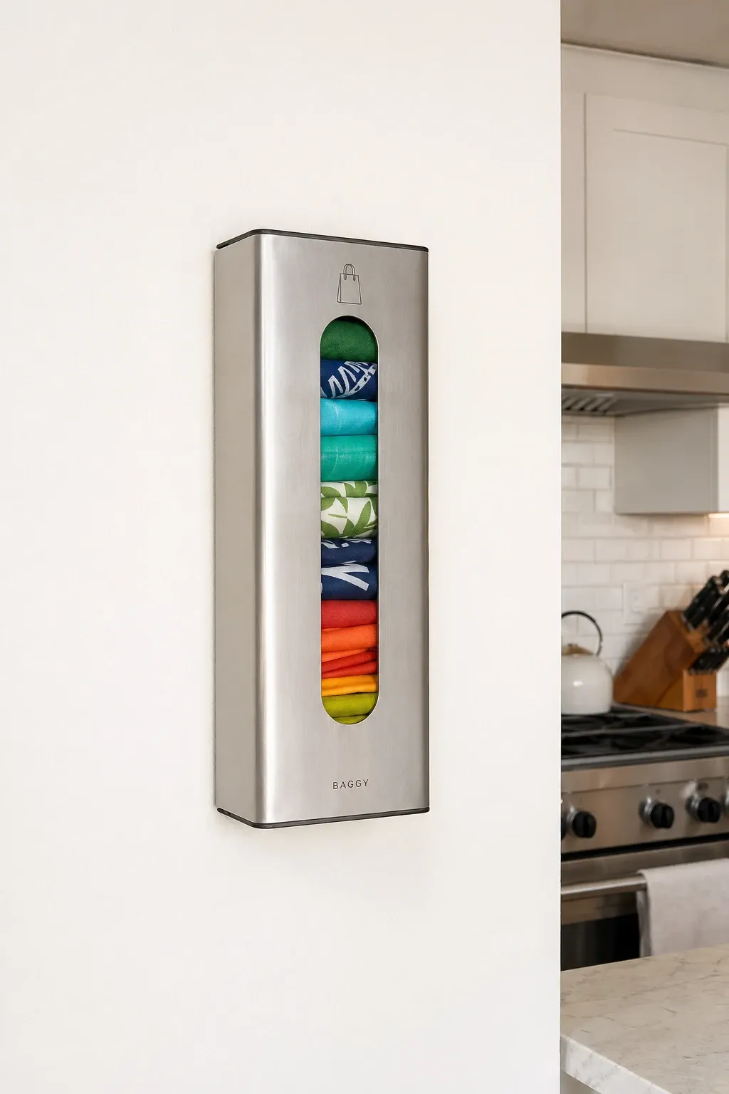 wall-mounted bag dispenser