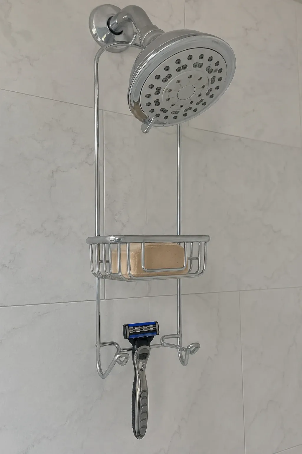 over-the-showerhead caddy