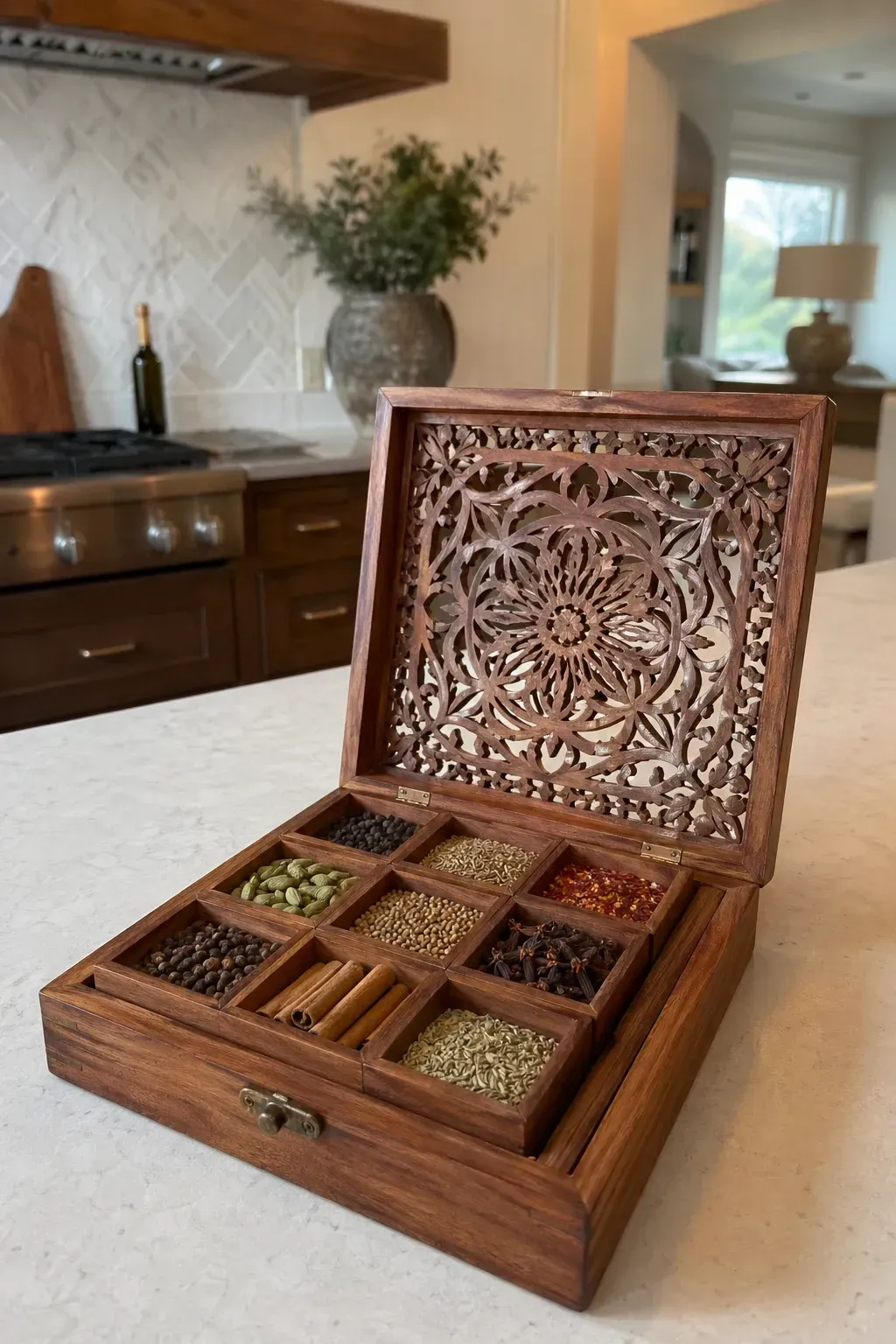 countertop spice box