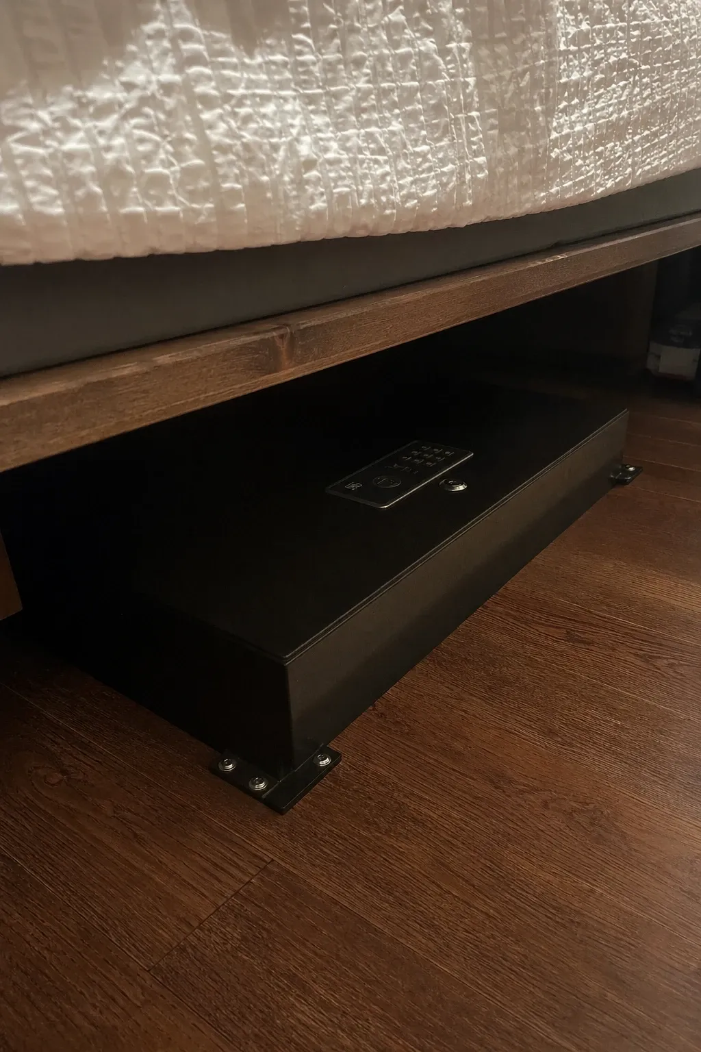 hidden safe or lockbox