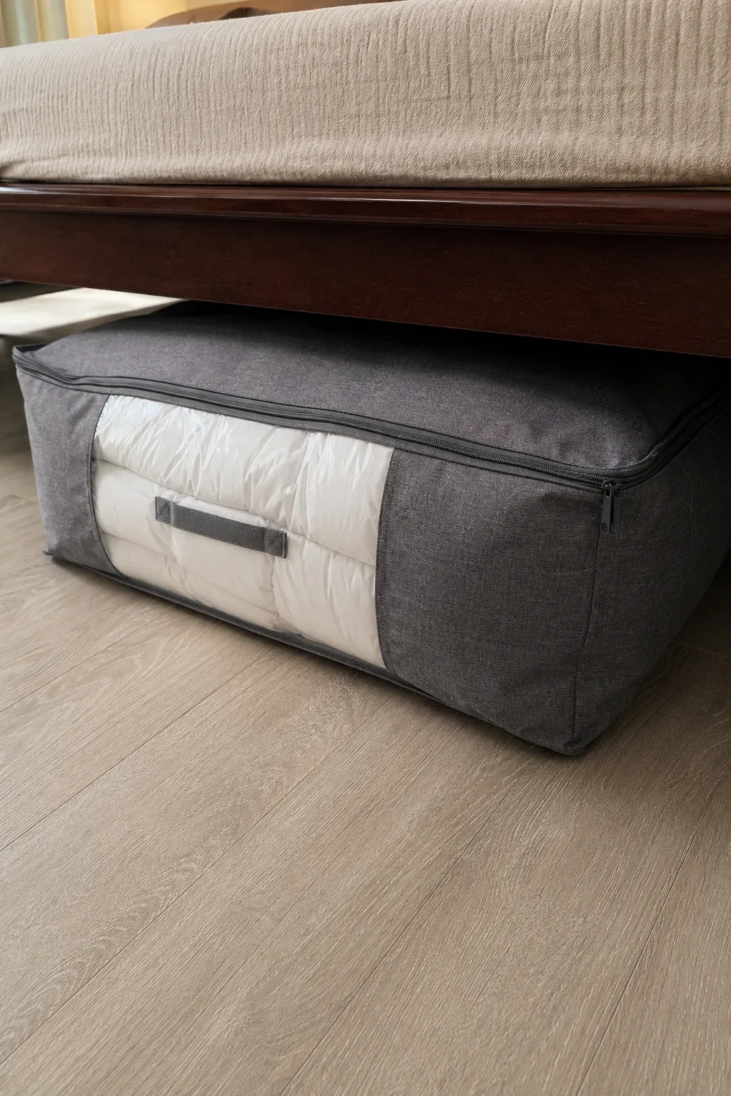 soft fabric zippered bags