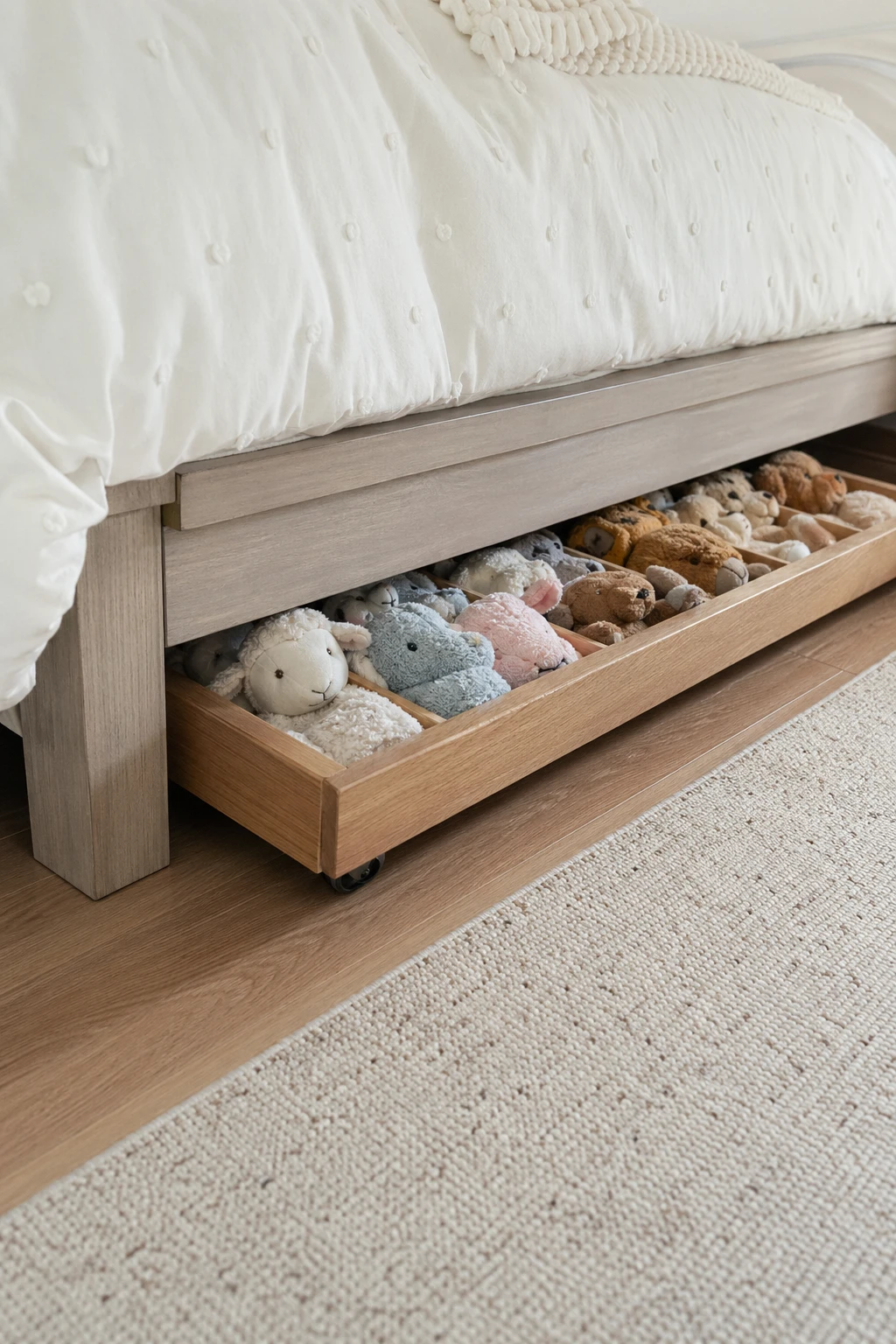 Under-Bed Rolling Trays