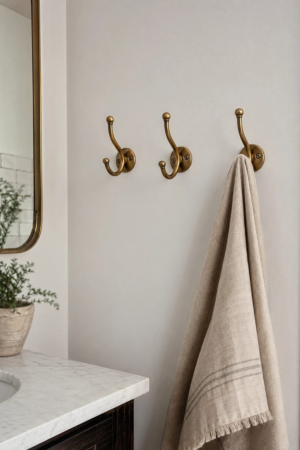 Vintage Brass Hooks