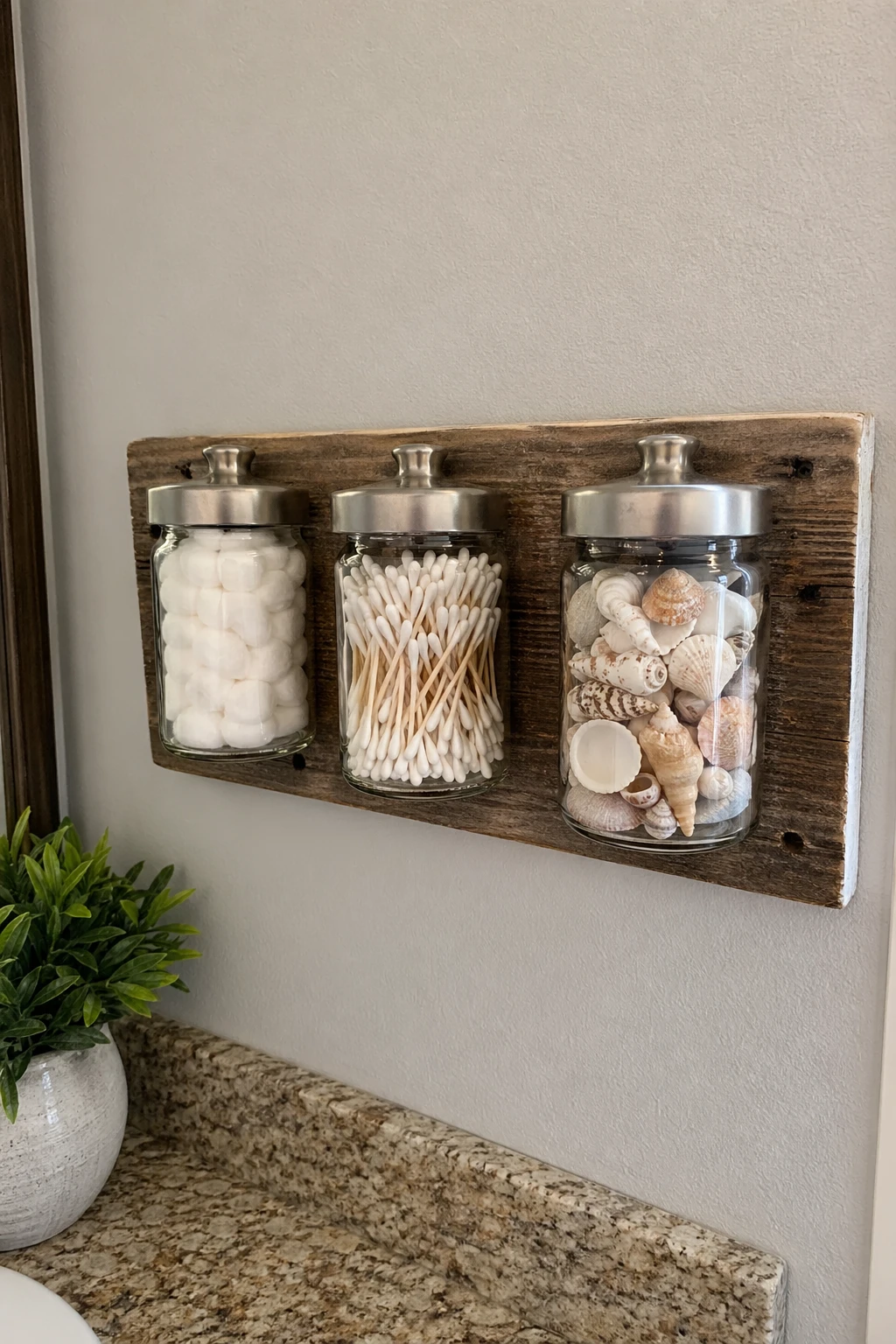 Wall-Mounted Apothecary Jars