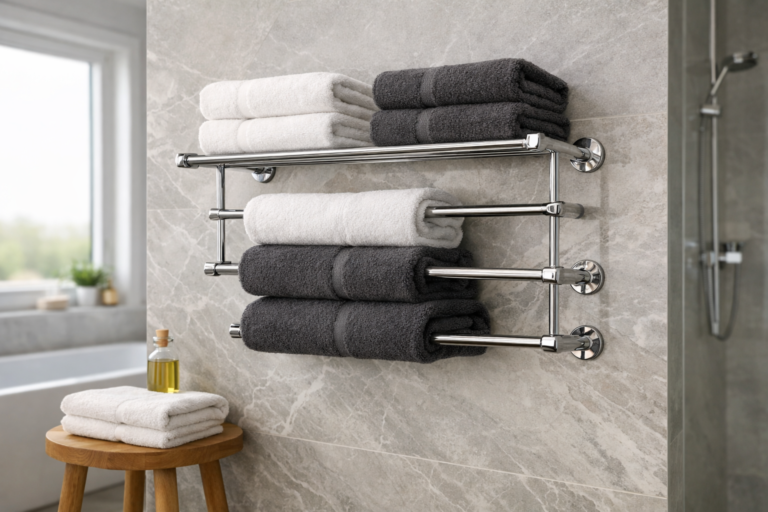 17 Creative Bathroom Towel Rack Ideas to Elevate Your Space