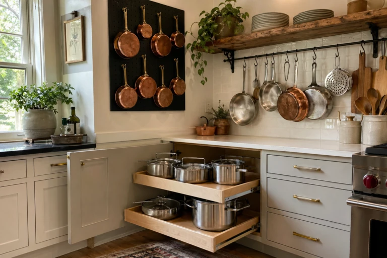 Pot and Pan Storage Ideas: 14 Creative Solutions for an Organized Kitchen