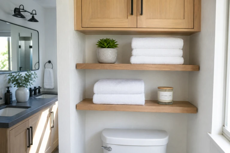 Maximizing Bathroom Space: Ingenious Over-the-Toilet Storage Solutions
