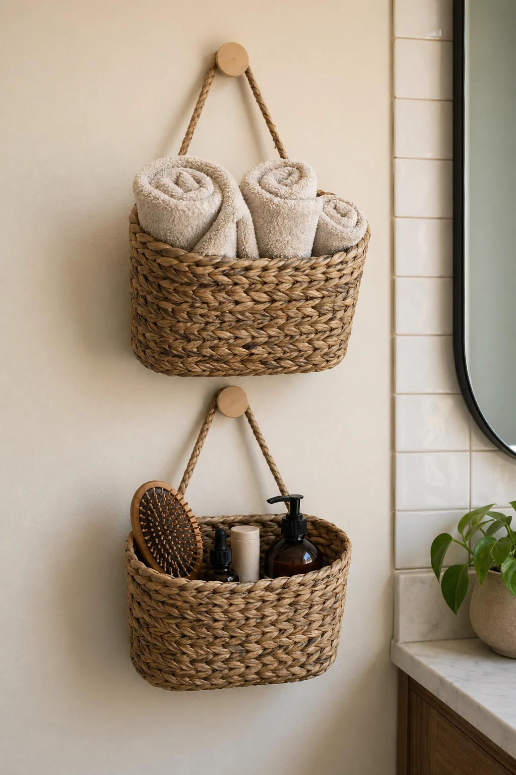Woven Hanging Baskets