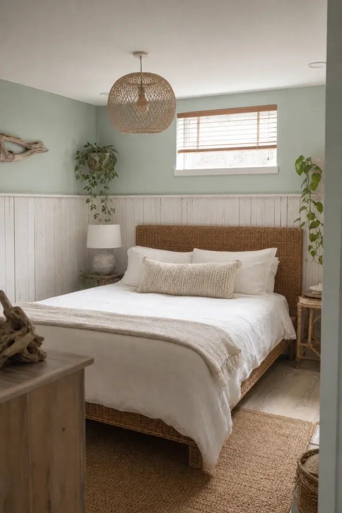 the coastal bedroom: bringing the beach indoors below grade
