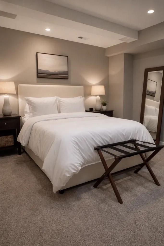 the guest suite: polished, welcoming, and practically perfect in a bedroom