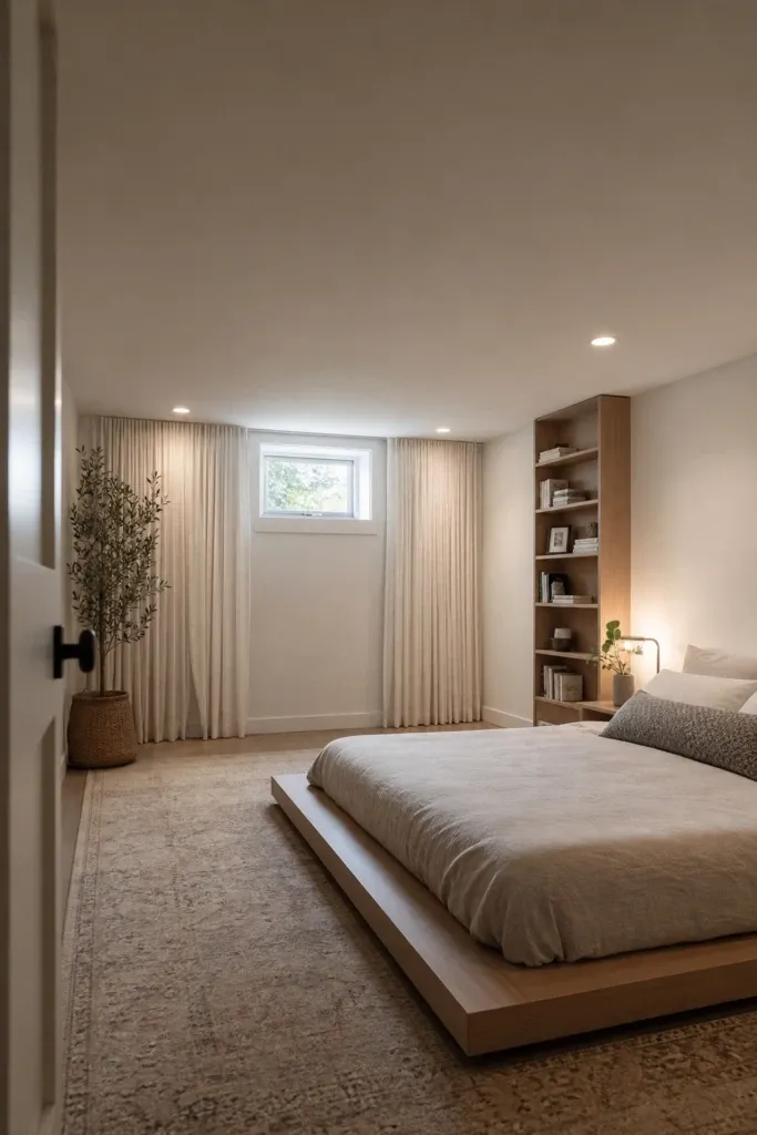 the low-ceiling fix: design tricks that make rooms feel taller in a bedroom