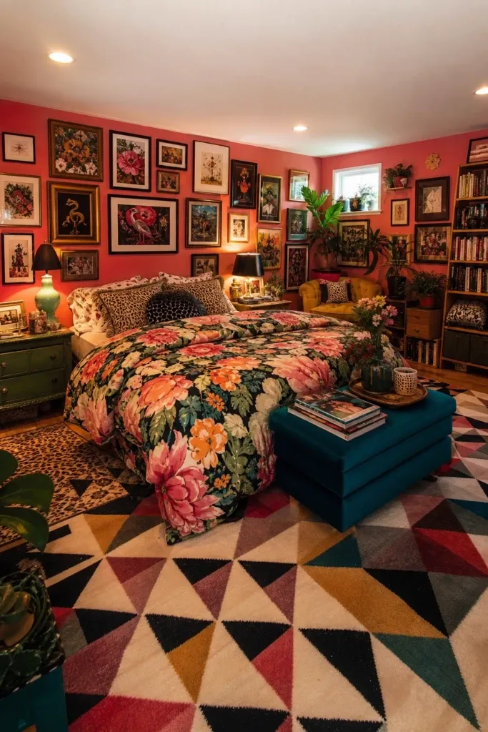 the maximalist bedroom: color, pattern, and fearless personality