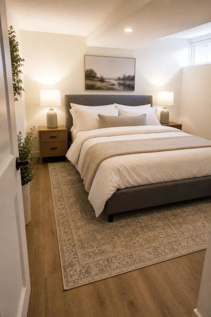 the rental ready room: smart design with mass appeal in a bedroom