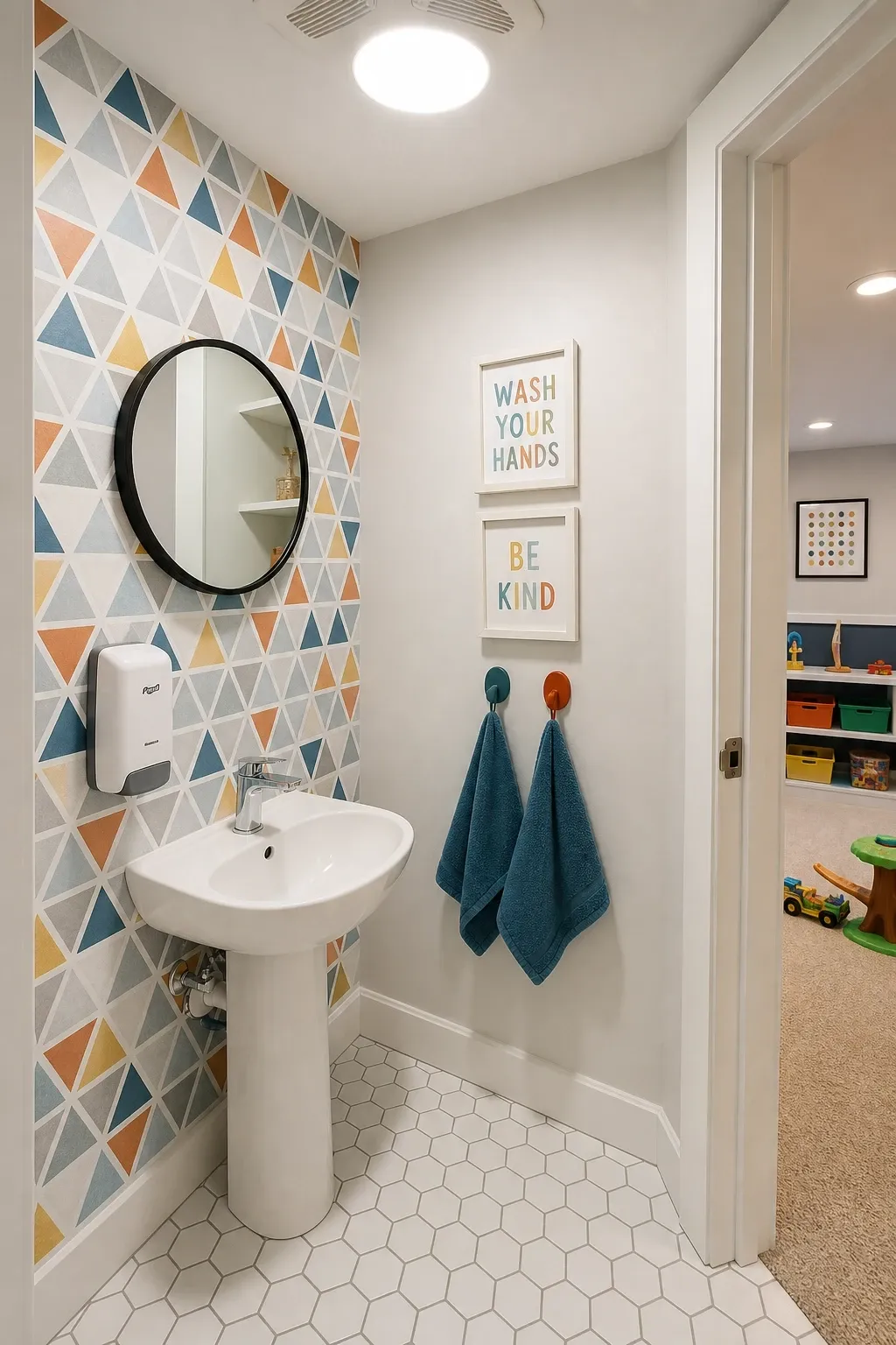 half bath addition for true independence in a basement