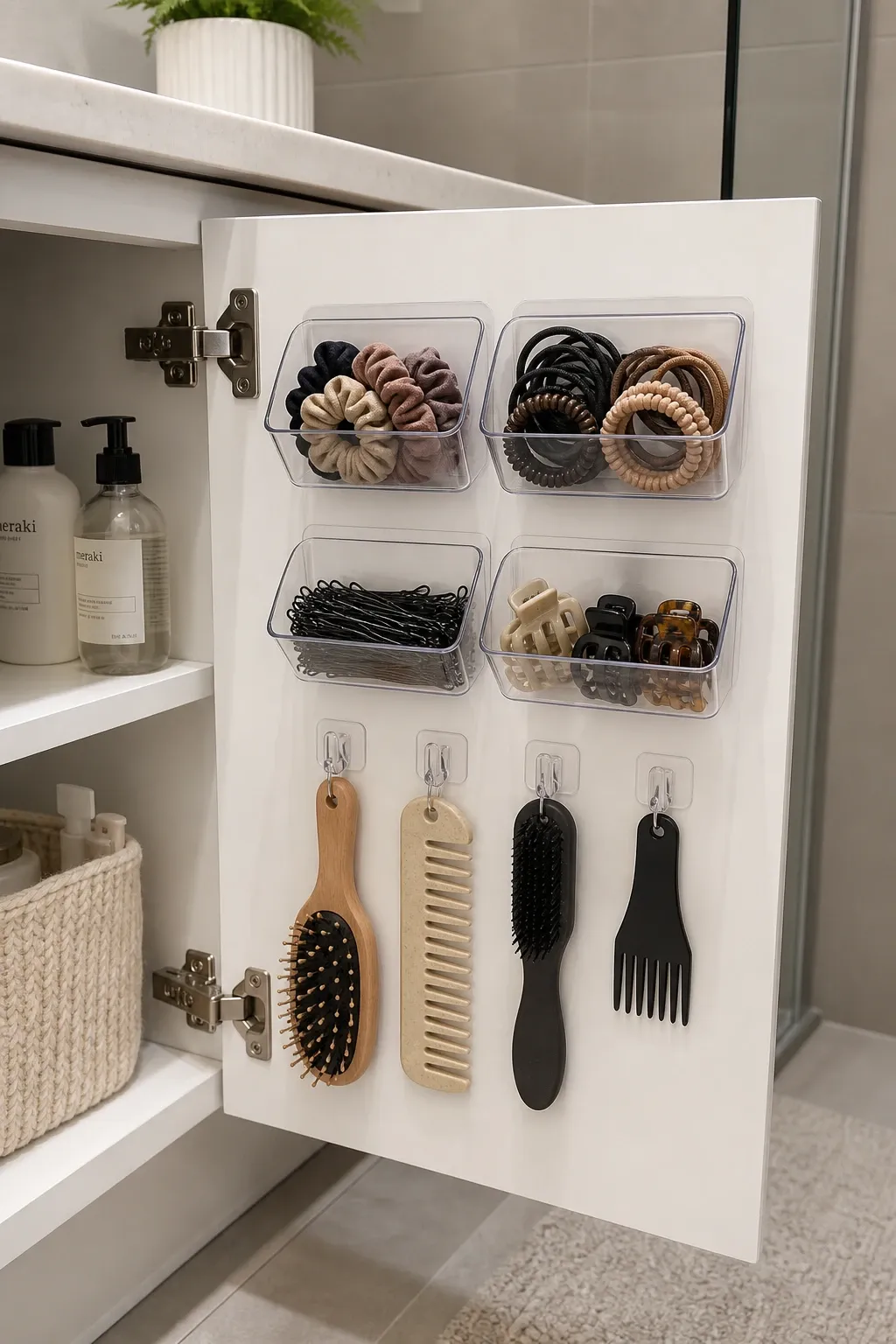 modular stacking system in a bathroom