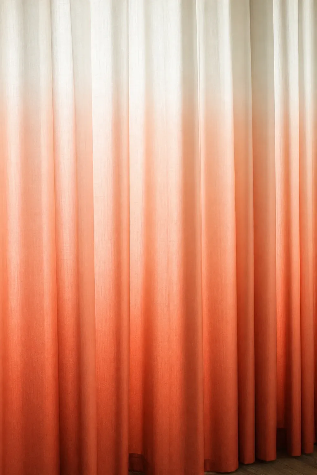 ombre gradient tones in a bedroom