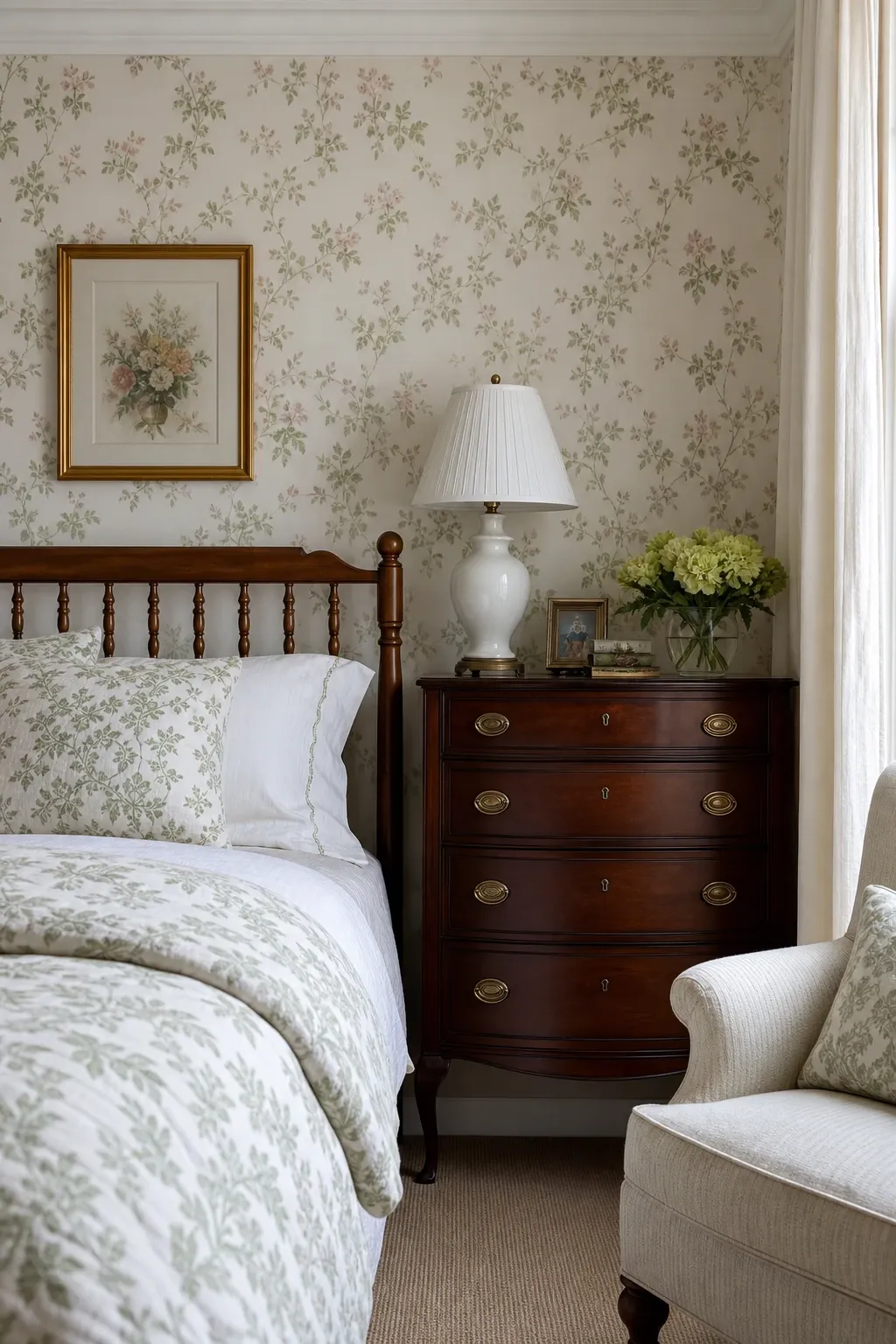 dark moody accent wall in a bedroom